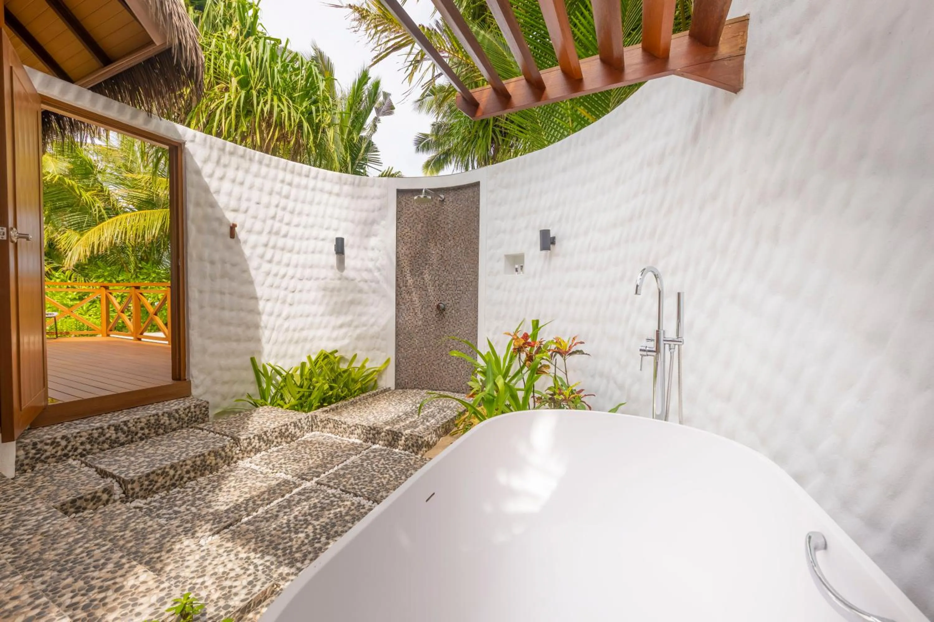 Shower in Mercure Maldives Kooddoo - Adults-Only Escape - 50 percent off Domestic Transfers