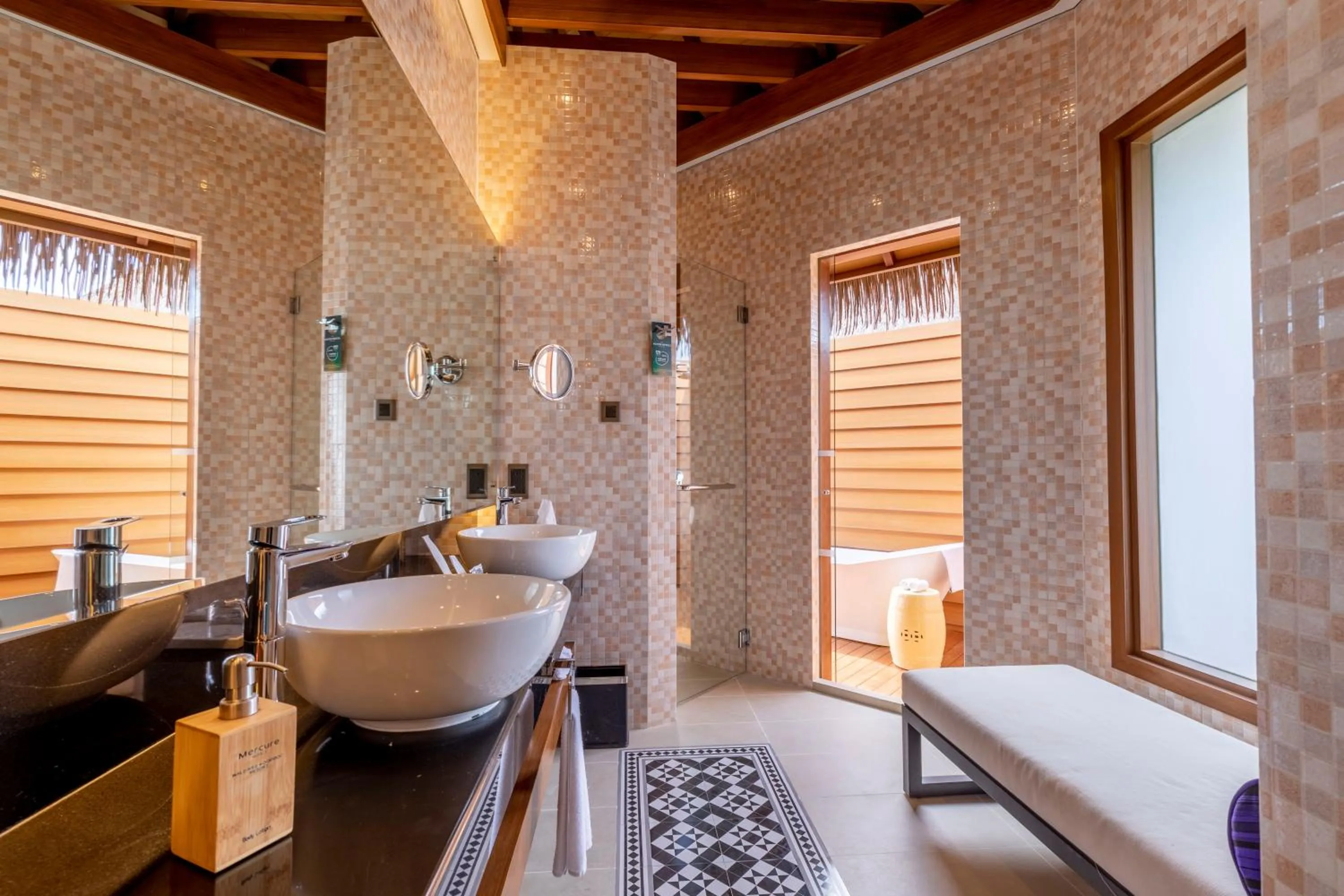 Shower in Mercure Maldives Kooddoo - Adults-Only Escape - 50 percent off Domestic Transfers