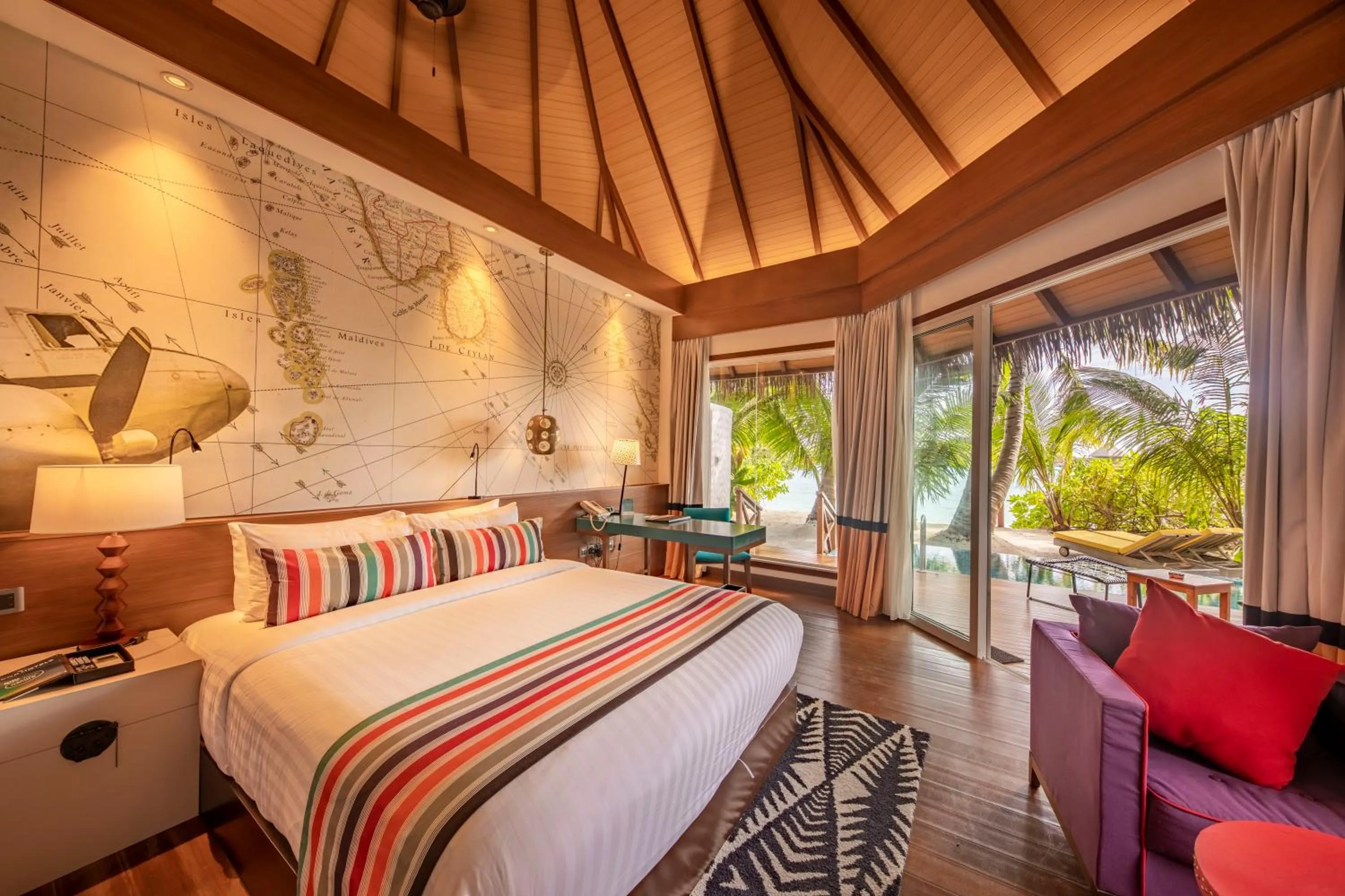 Bed in Mercure Maldives Kooddoo - Adults-Only Escape - 50 percent off Domestic Transfers