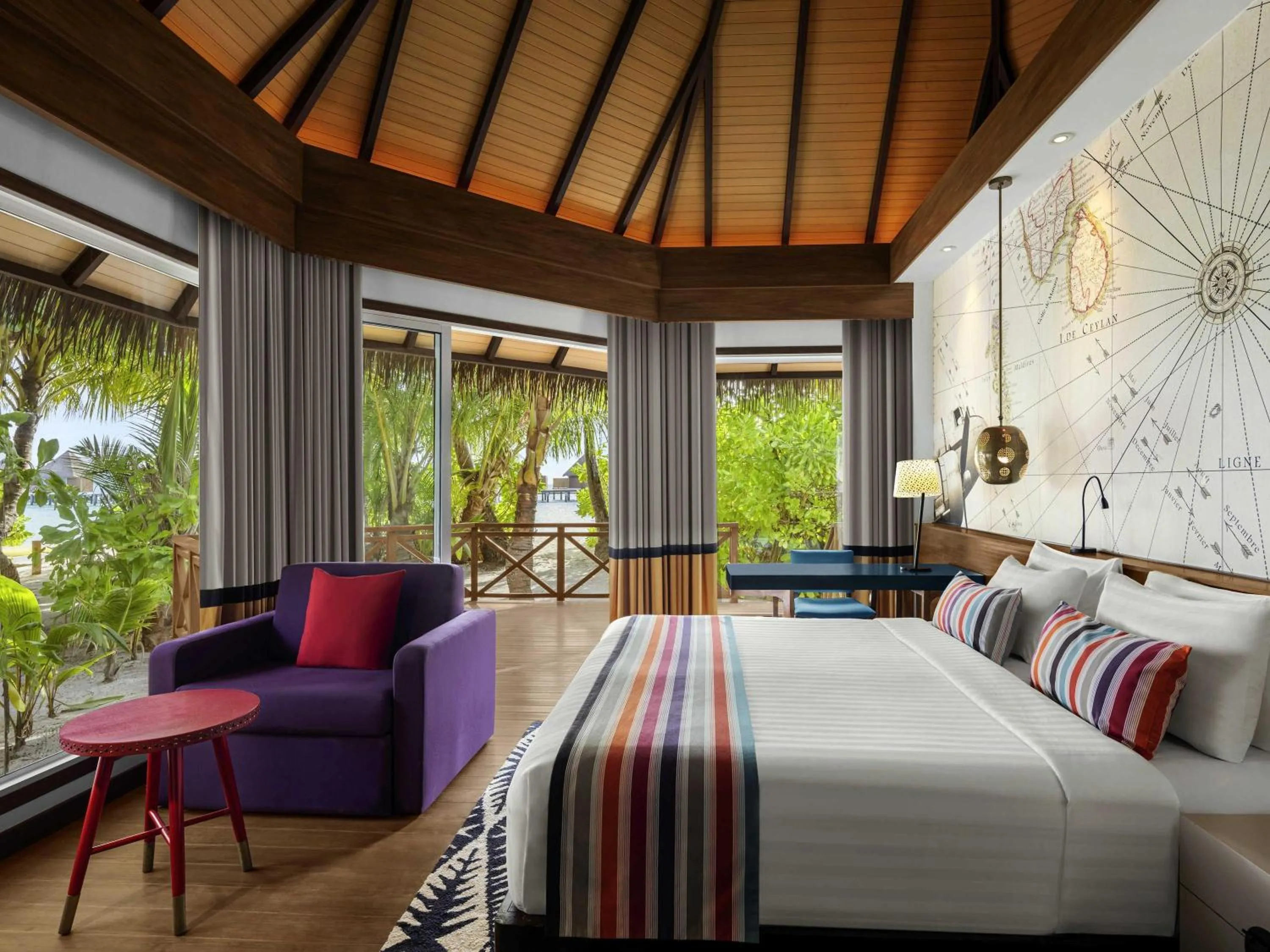 Bedroom, Bed in Mercure Maldives Kooddoo - Adults-Only Escape - 50 percent off Domestic Transfers