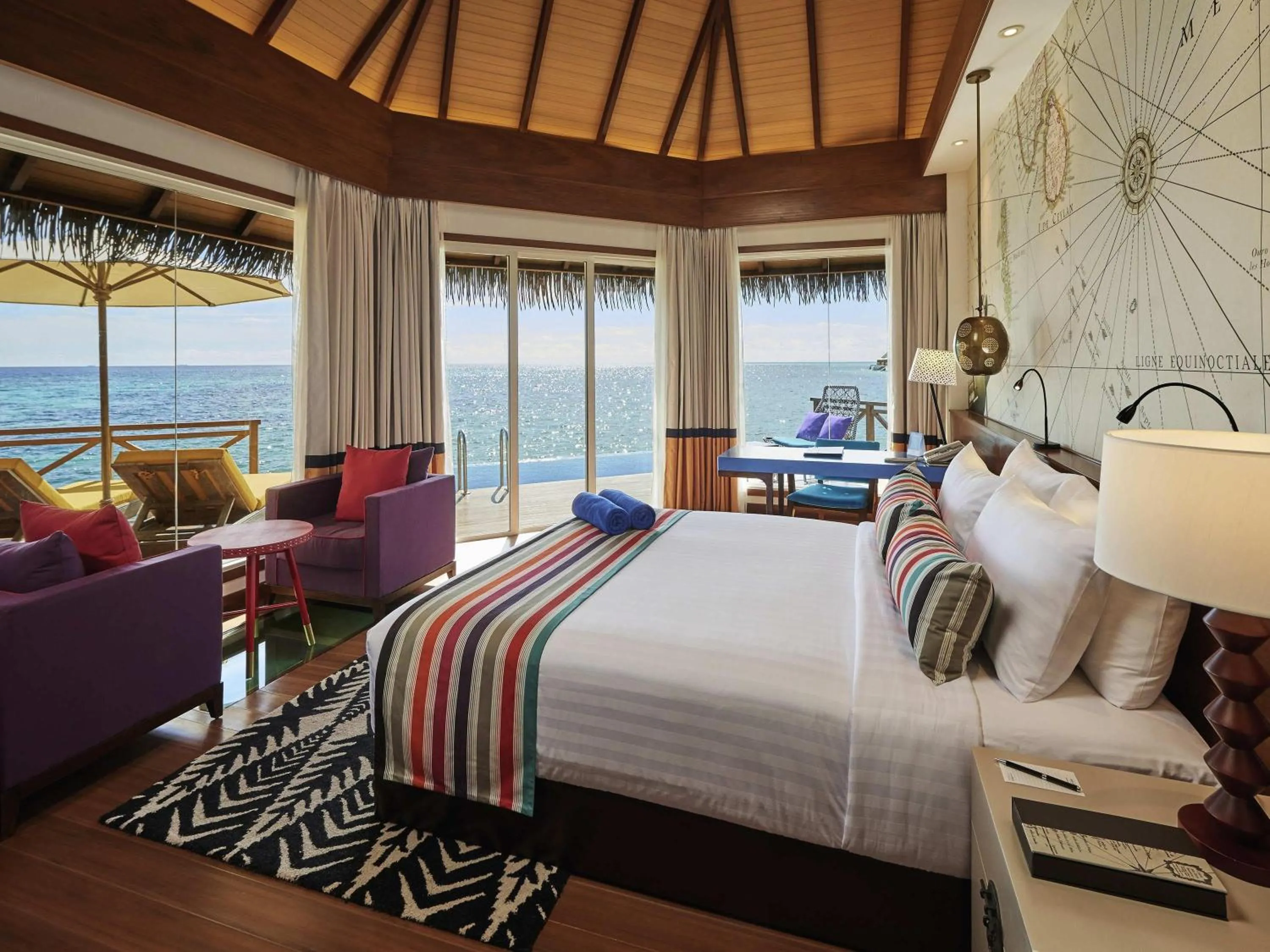 Bedroom, Bed in Mercure Maldives Kooddoo - Adults-Only Escape - 50 percent off Domestic Transfers