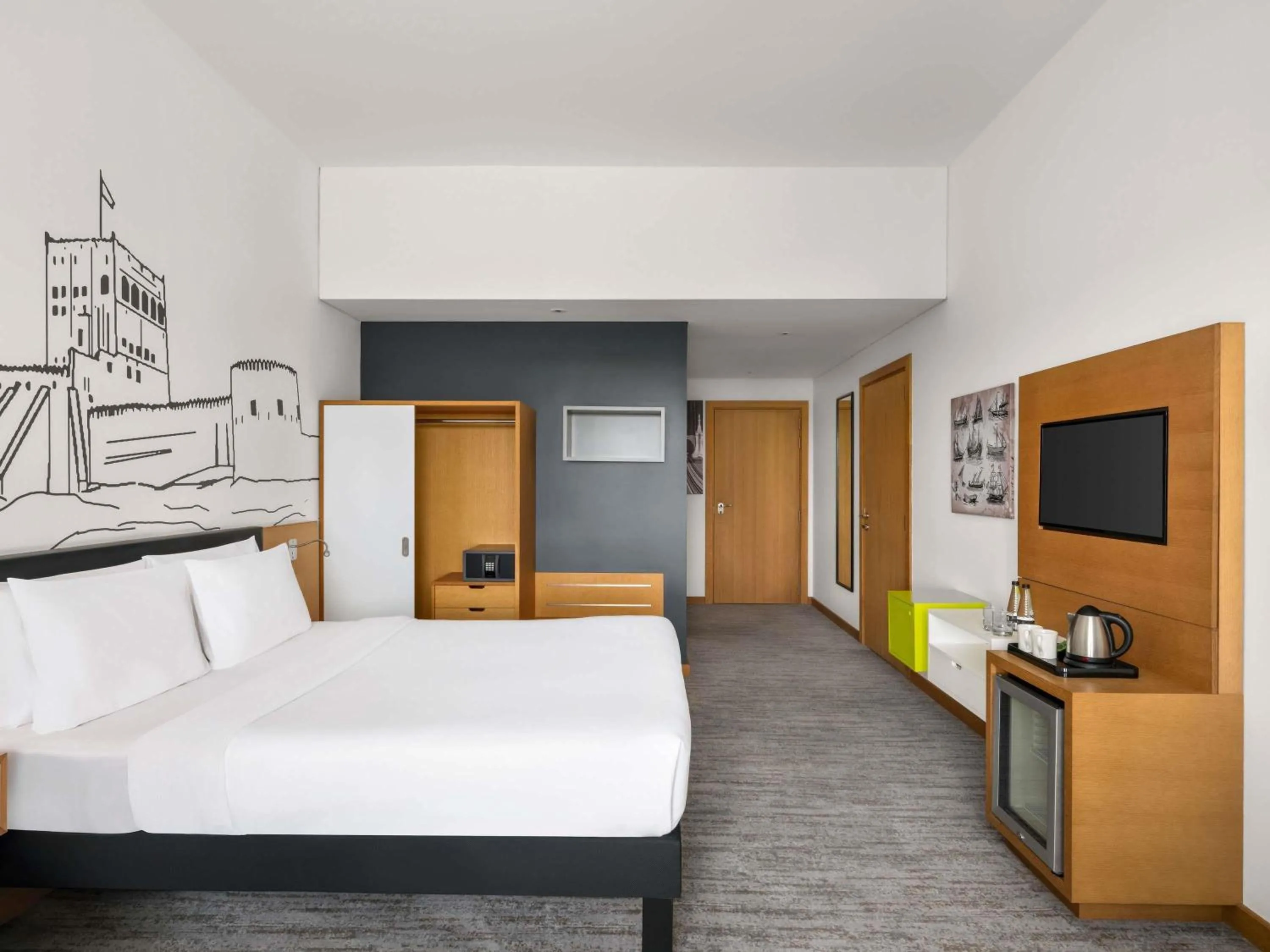 Bedroom, Bed in Mercure Sohar