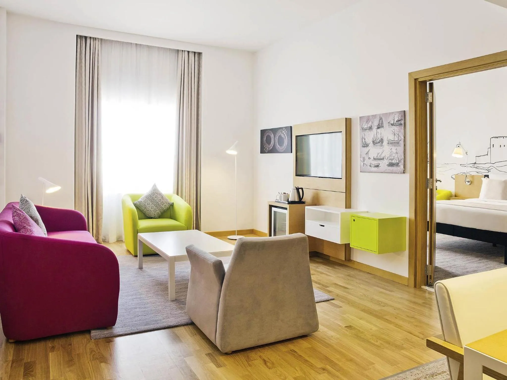 Bedroom, Bed in Mercure Sohar