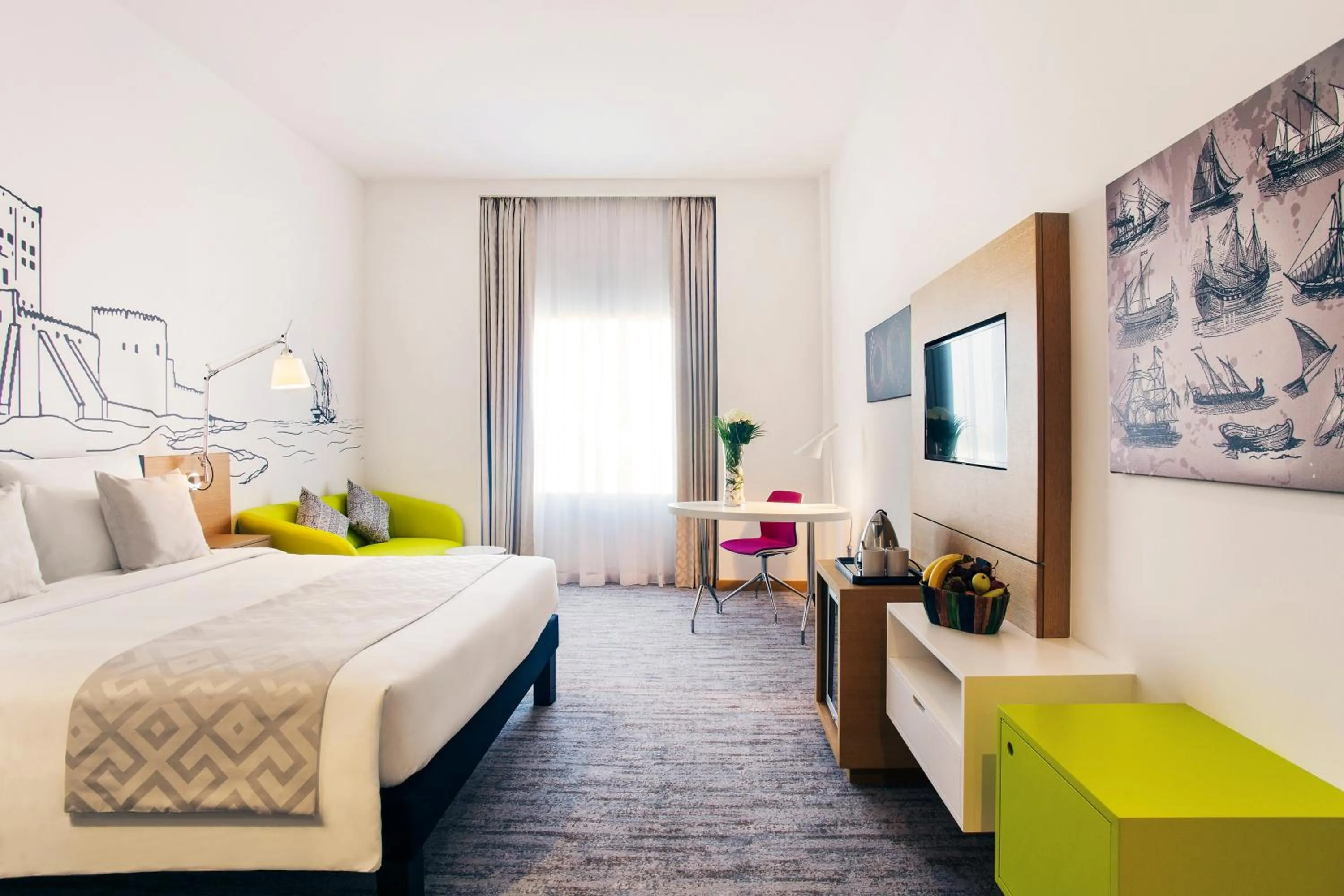 Bed in Mercure Sohar