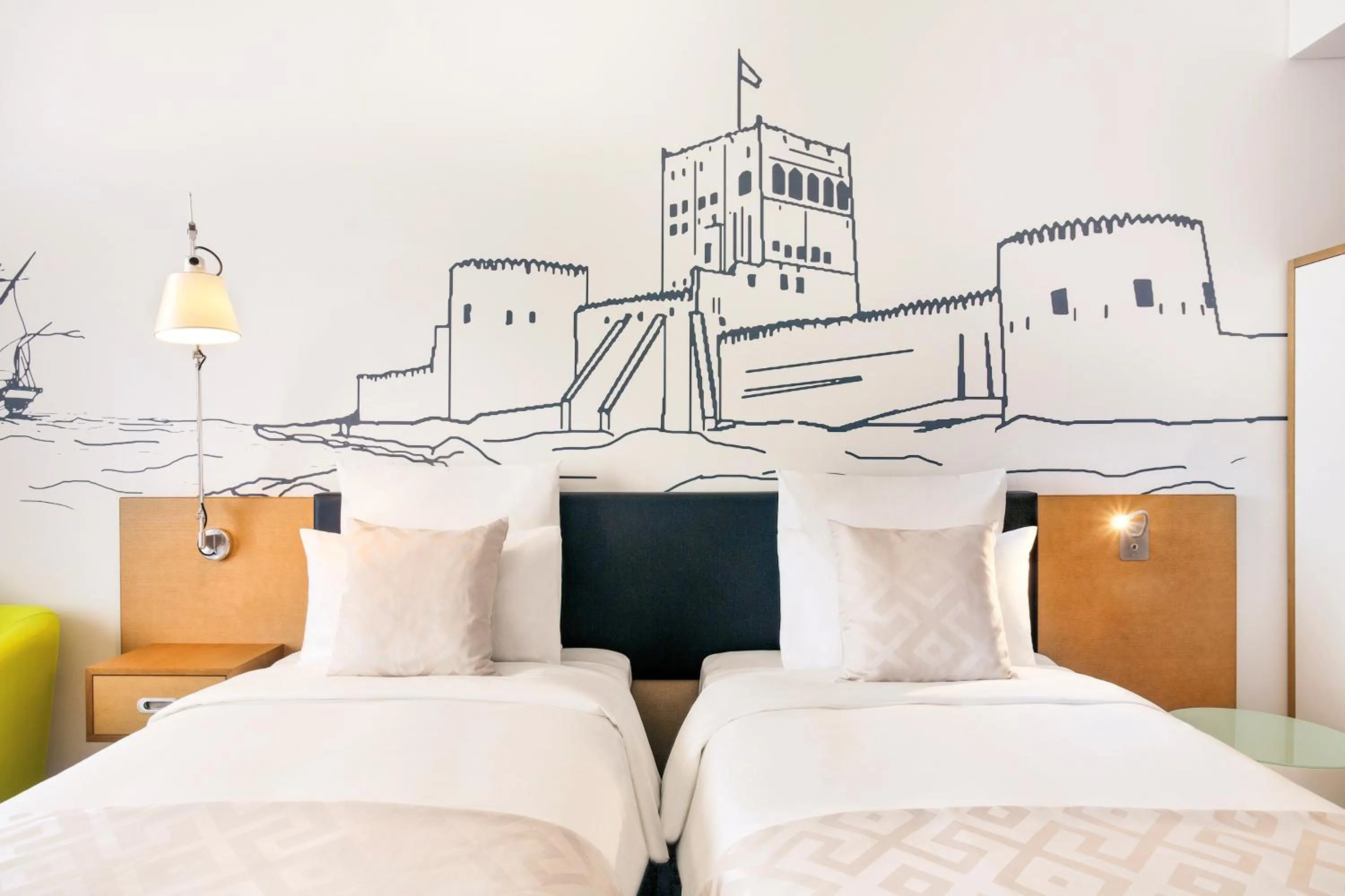 Bed in Mercure Sohar