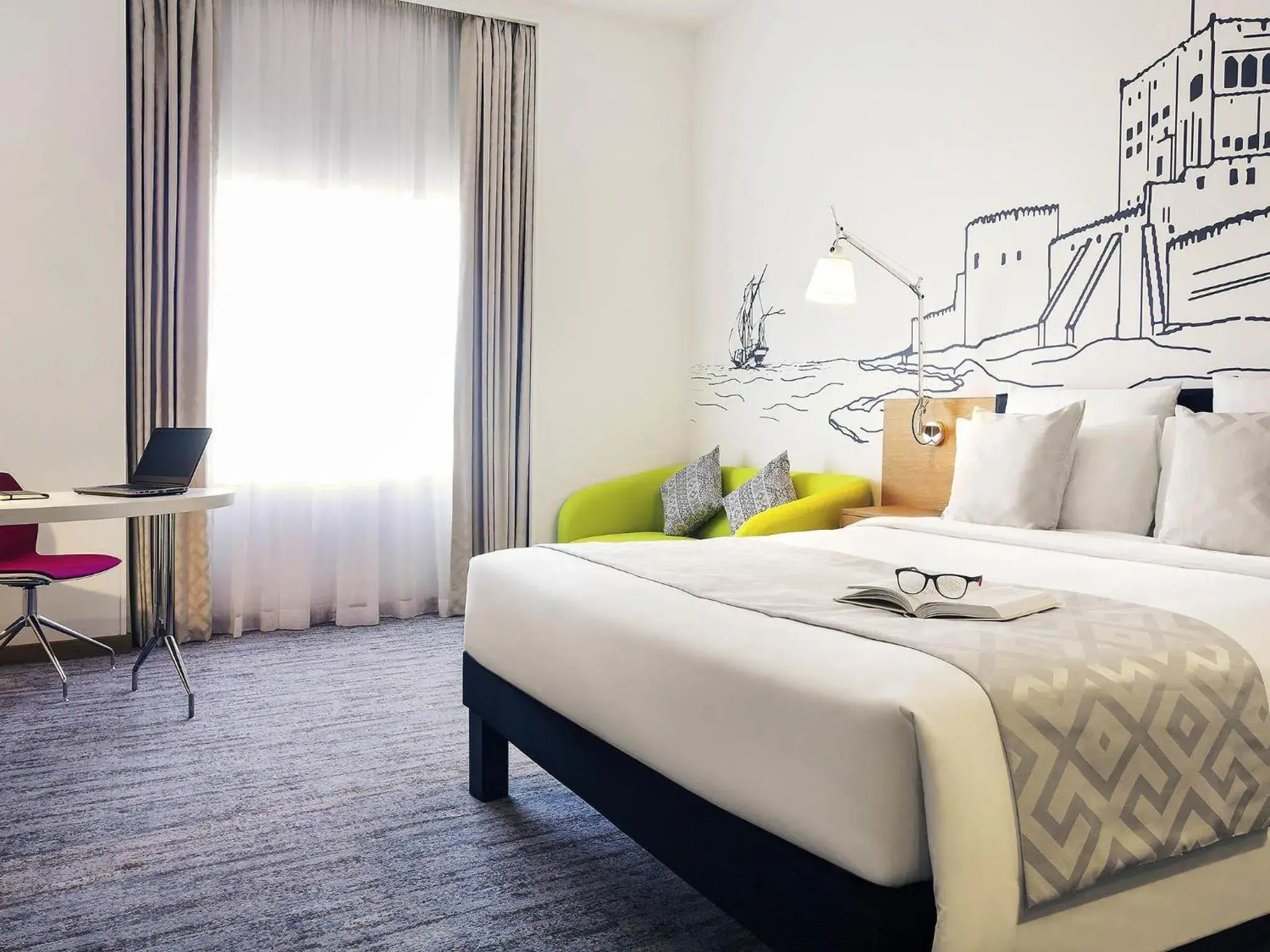 Bedroom, Bed in Mercure Sohar Bedroom, Bed in Mercure Sohar