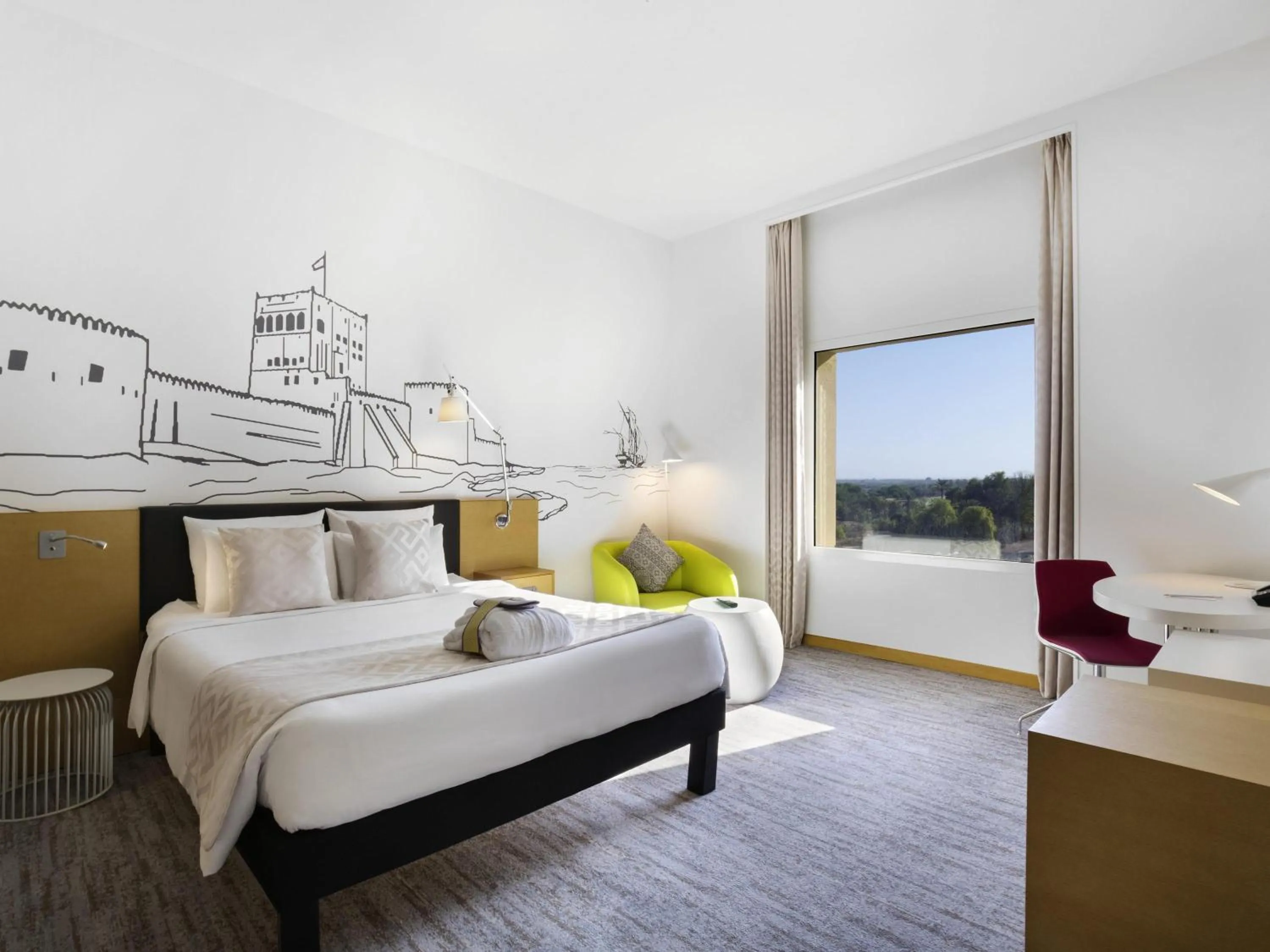 Bedroom, Bed in Mercure Sohar