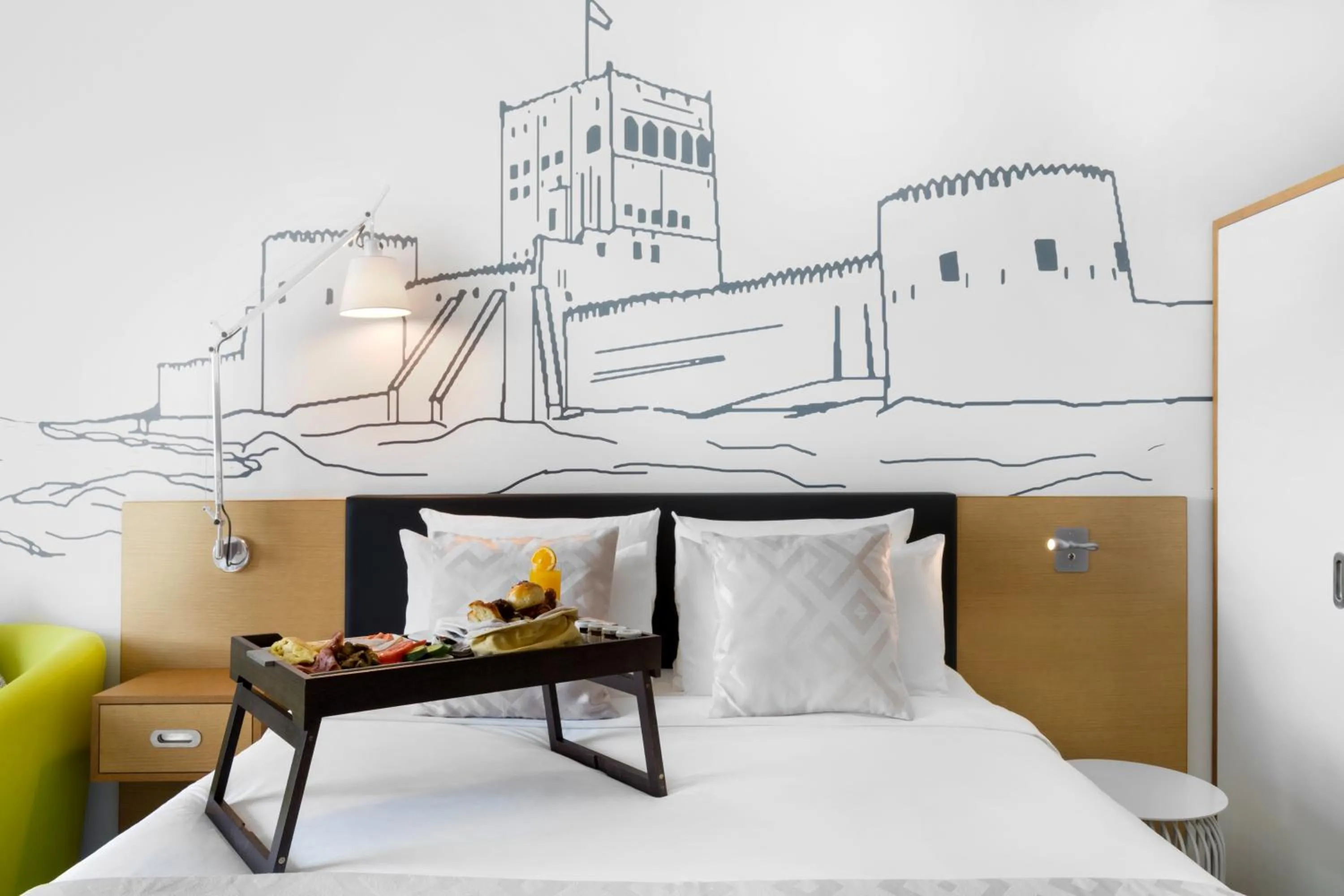 Bed in Mercure Sohar