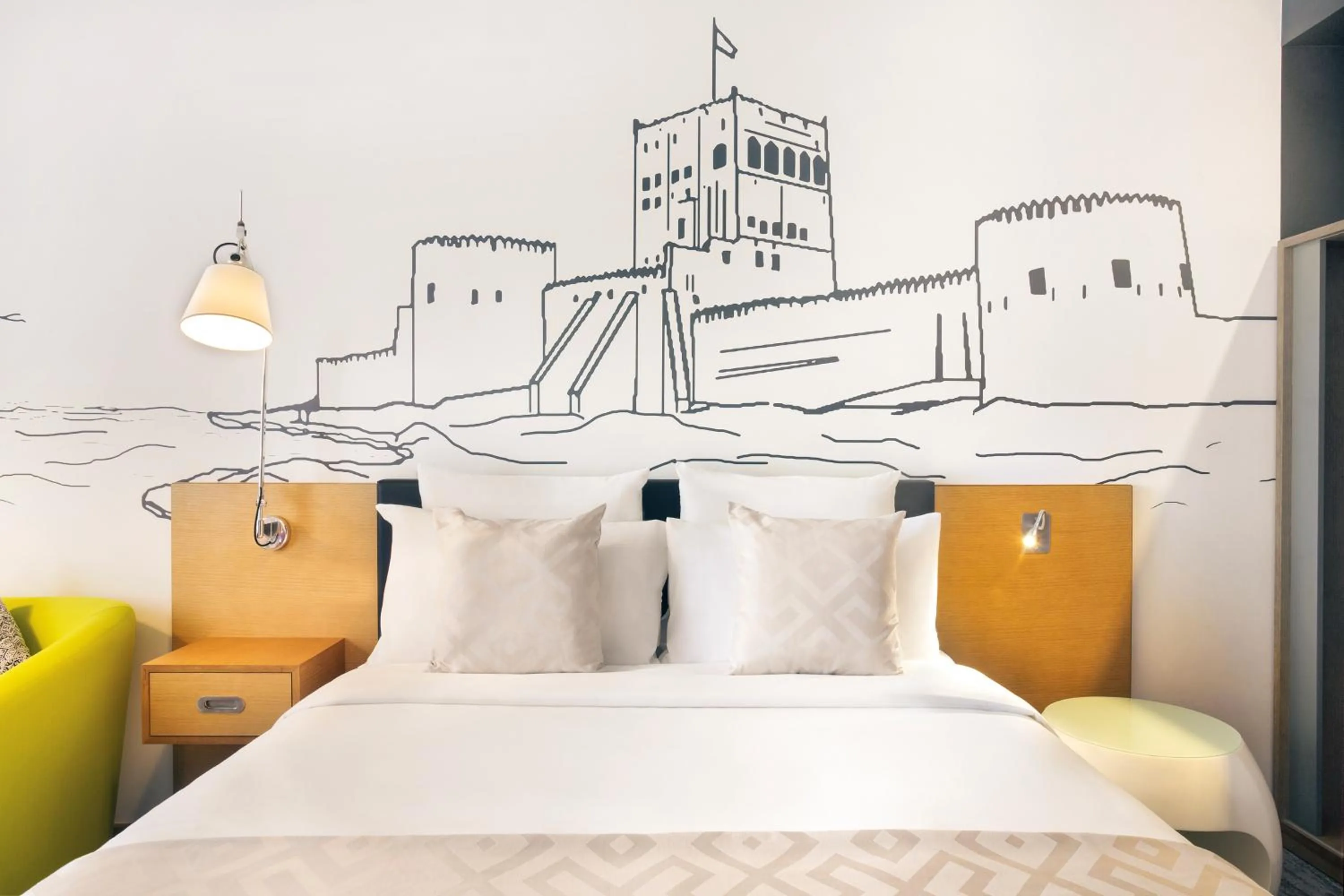 Bedroom, Bed in Mercure Sohar