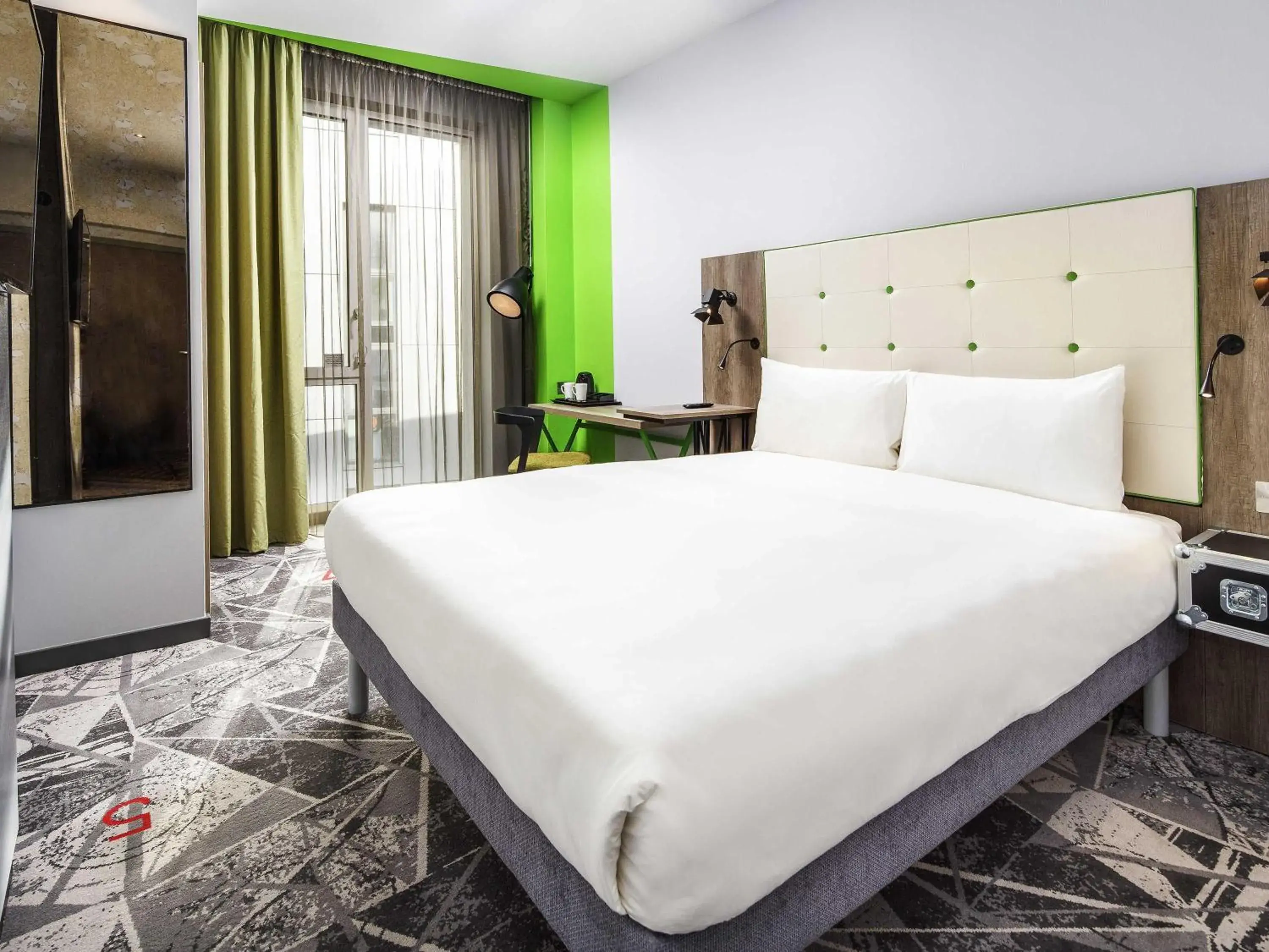 Bedroom, Bed in ibis Styles London Ealing Bedroom, Bed in ibis Styles London Ealing