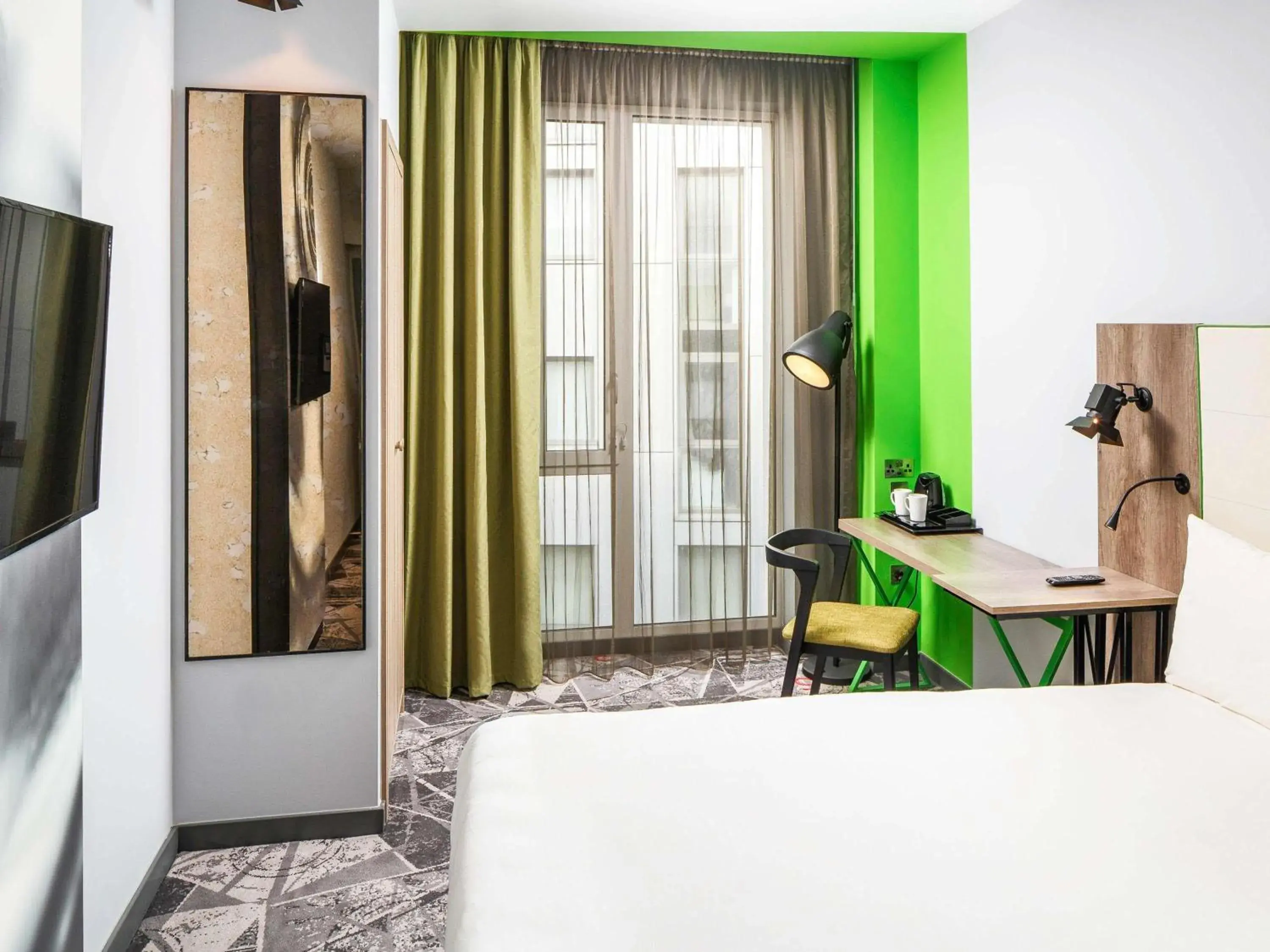Bedroom, Bed in ibis Styles London Ealing Bedroom, Bed in ibis Styles London Ealing