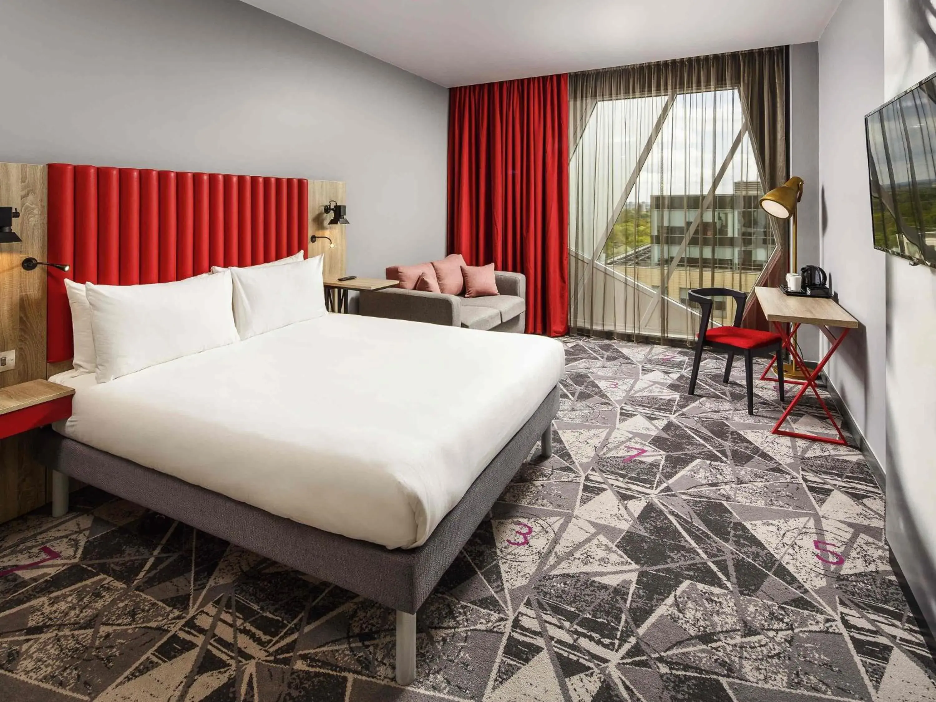 Bedroom, Bed in ibis Styles London Ealing Bedroom, Bed in ibis Styles London Ealing