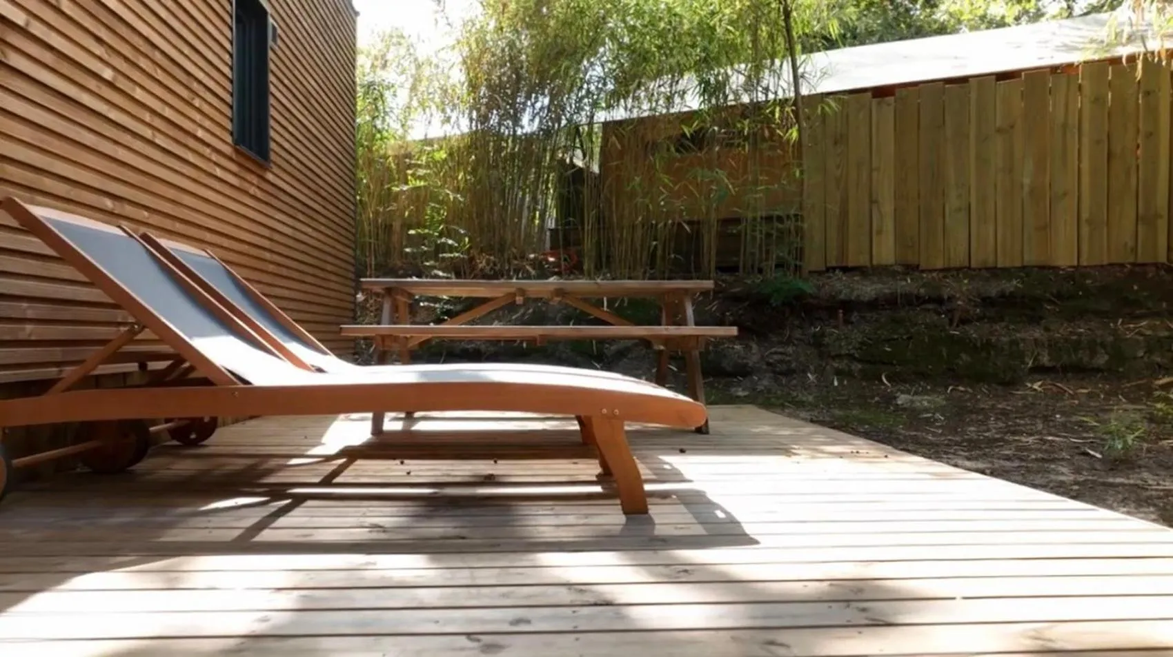 Patio in Lodging Le Lac