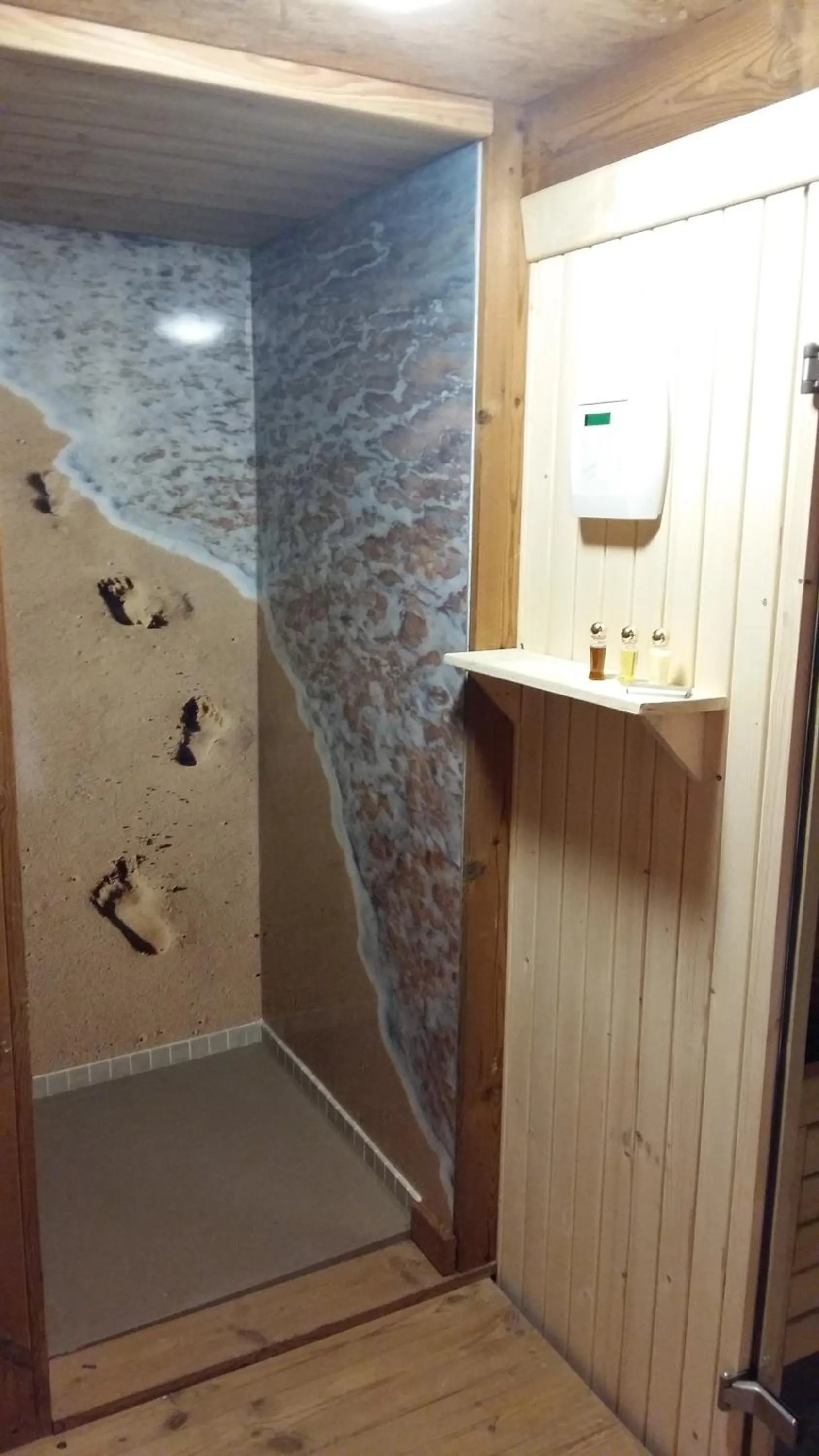 Sauna in Lodging Le Lac