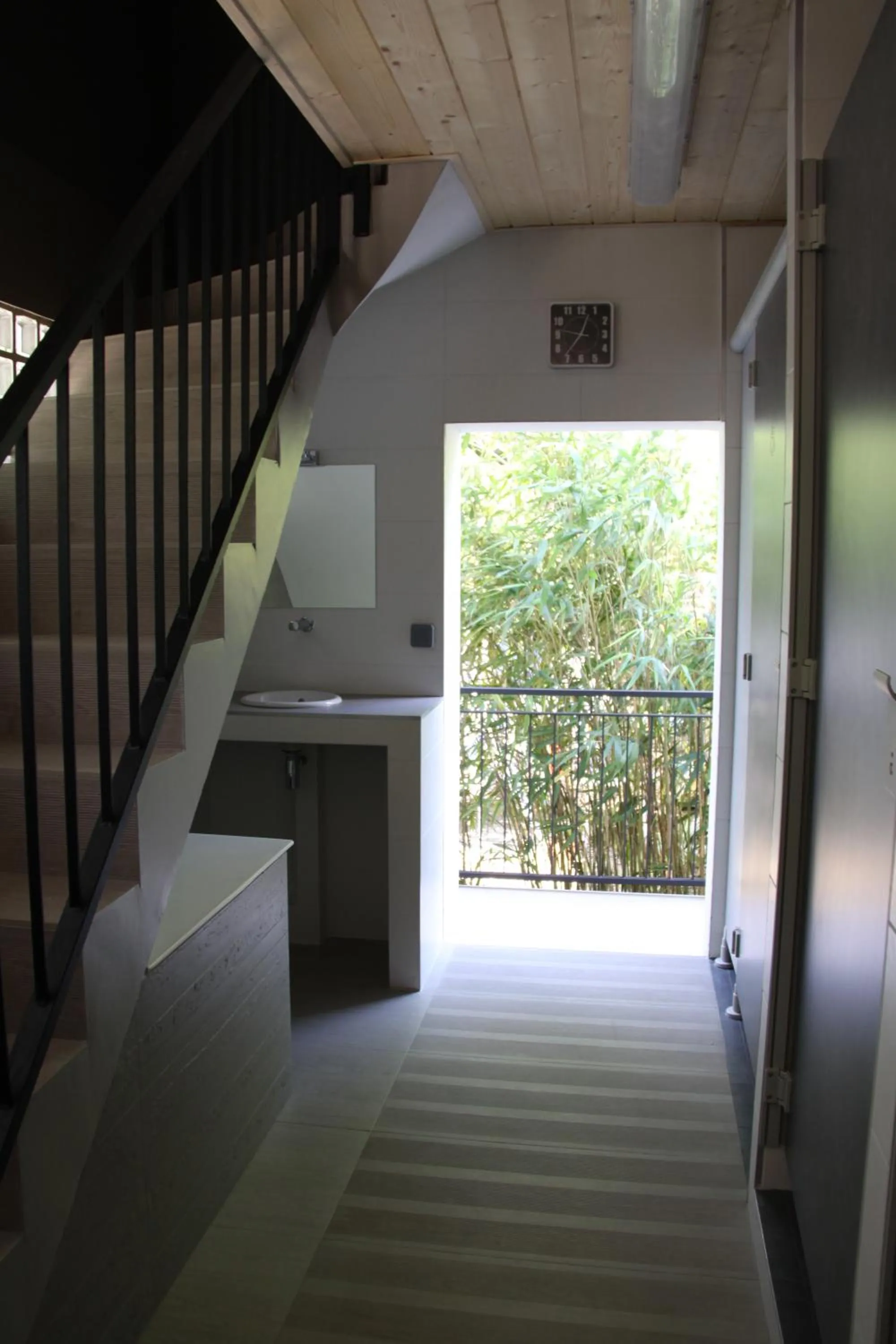 Balcony/Terrace, Bed in Lodging Le Lac