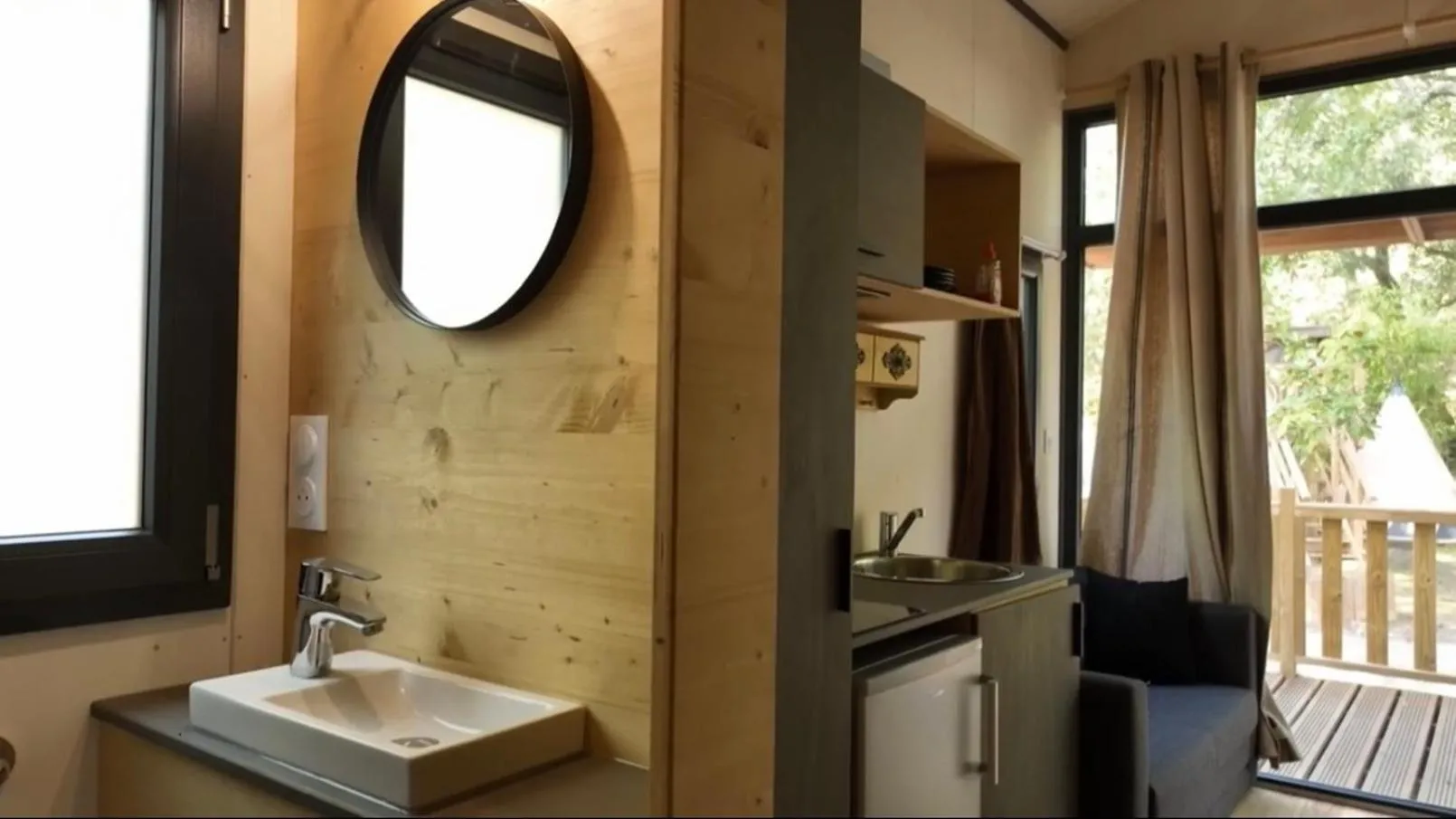 Bathroom in Lodging Le Lac
