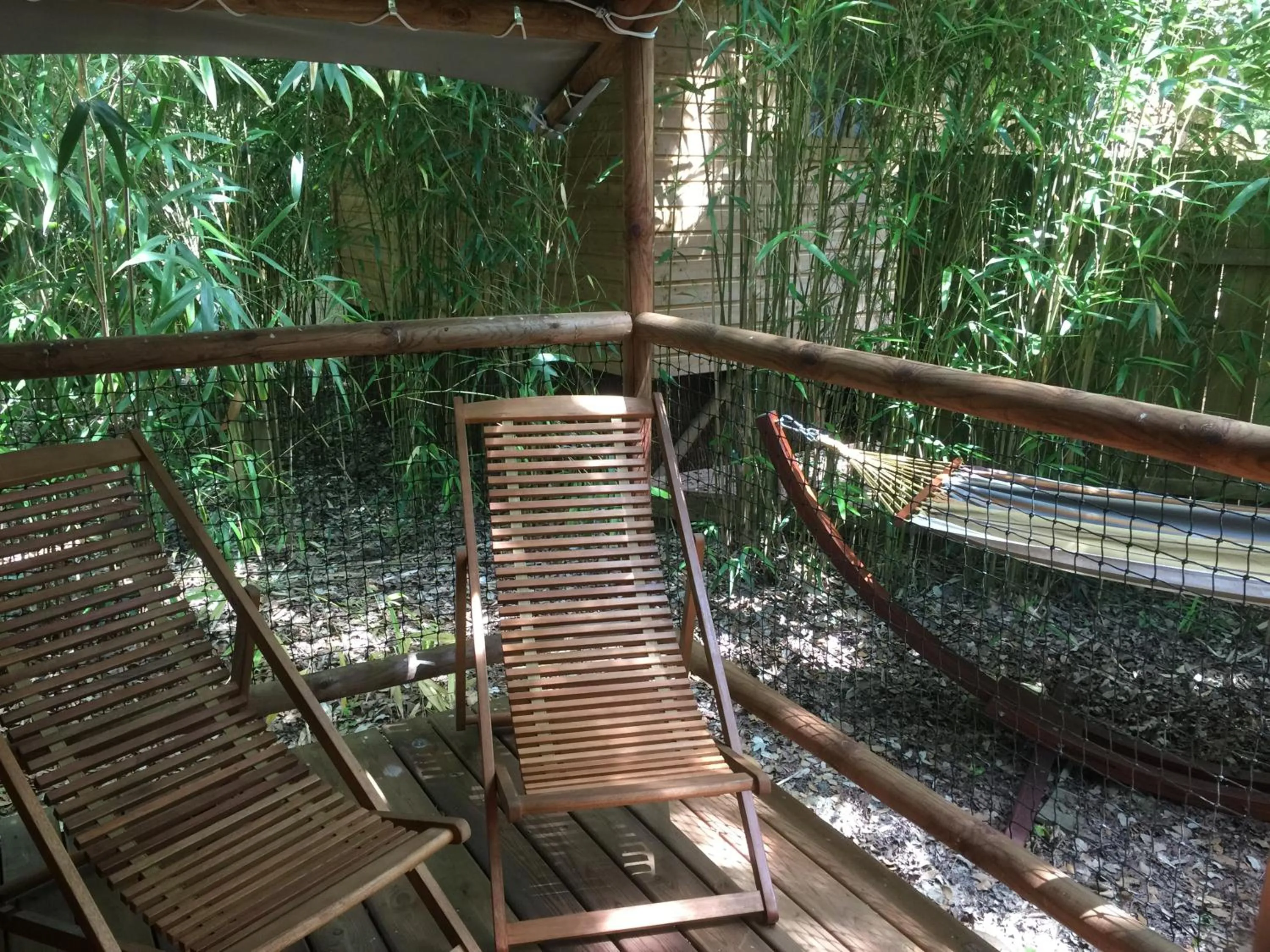 Garden view in Lodging Le Lac