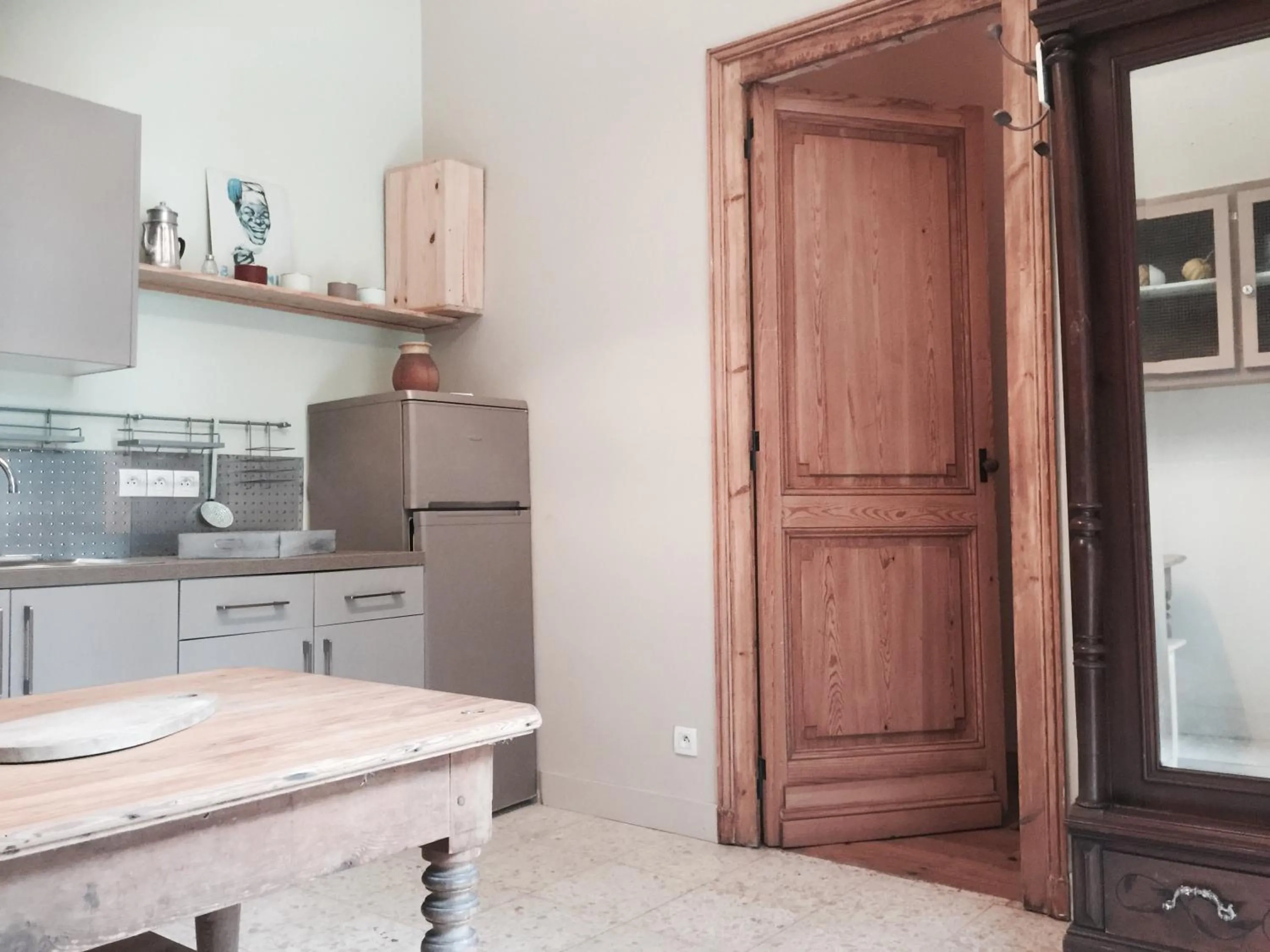 Kitchen or kitchenette in Lodging Le Lac