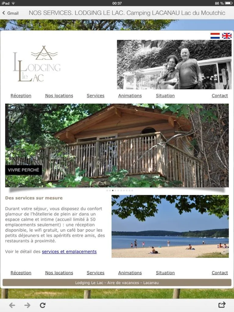 Logo/Certificate/Sign in Lodging Le Lac