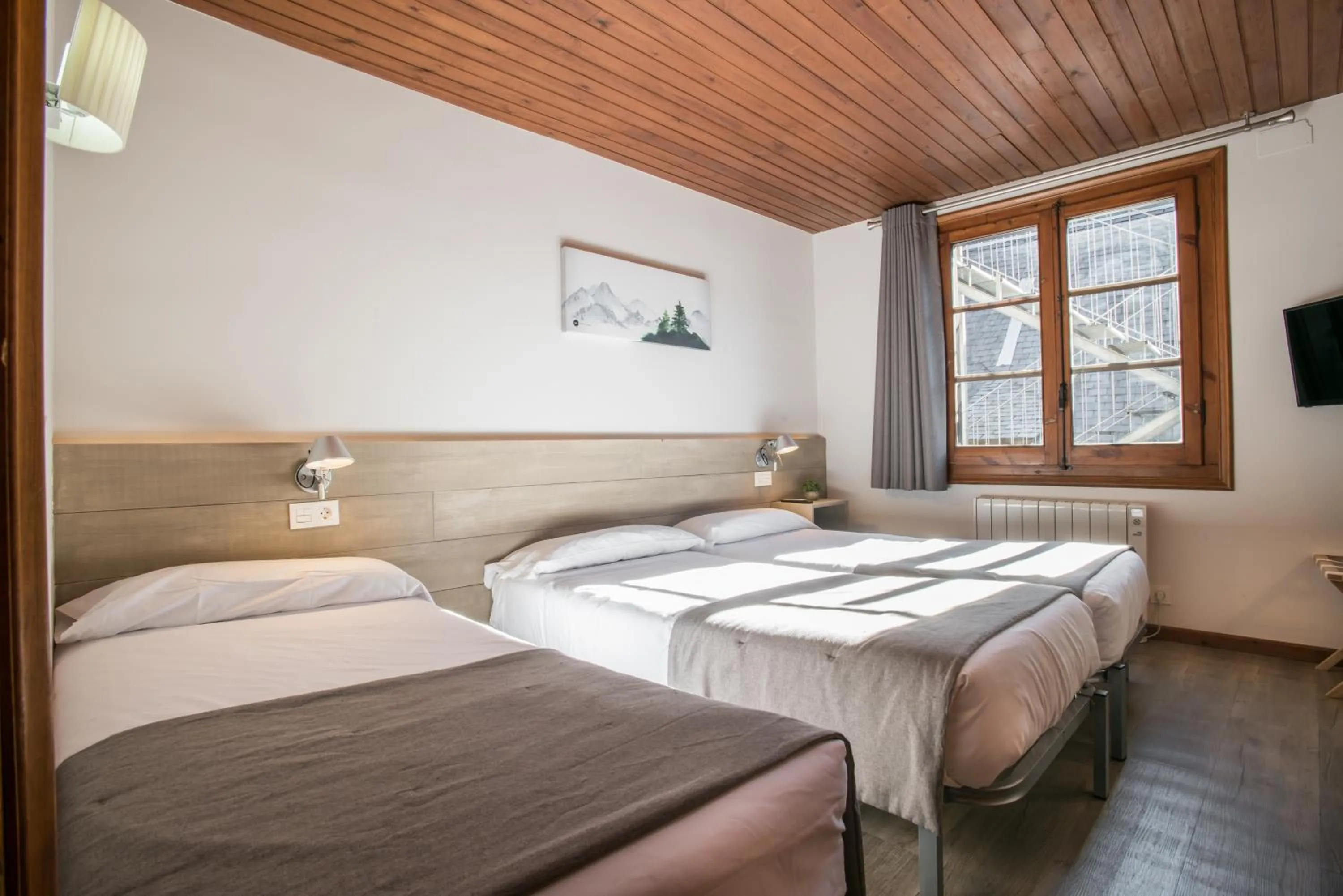 Bed in Hotel SNÖ Mont Romies