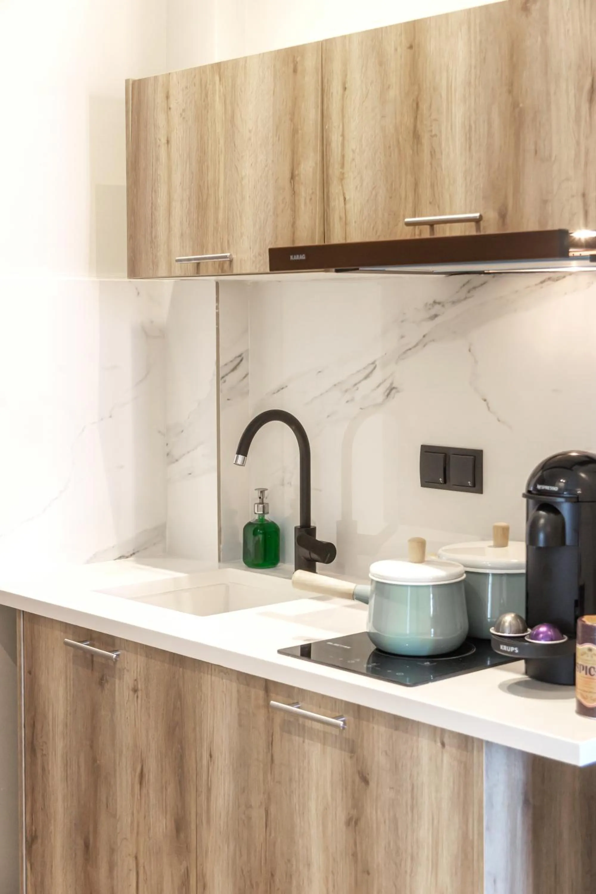 Kitchen or kitchenette in Alkionides Apartments