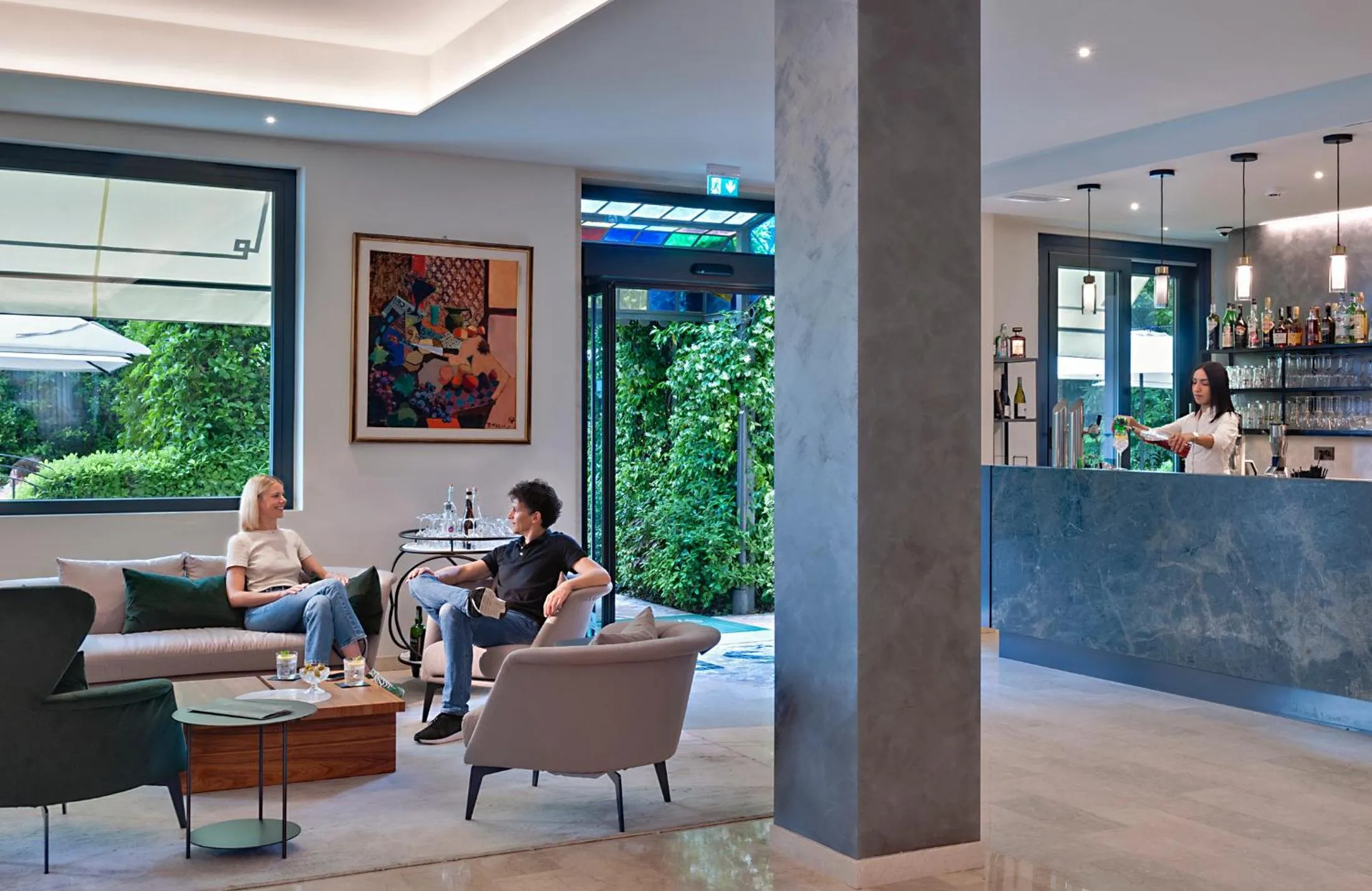 Lobby or reception in Palace Hotel San Pietro