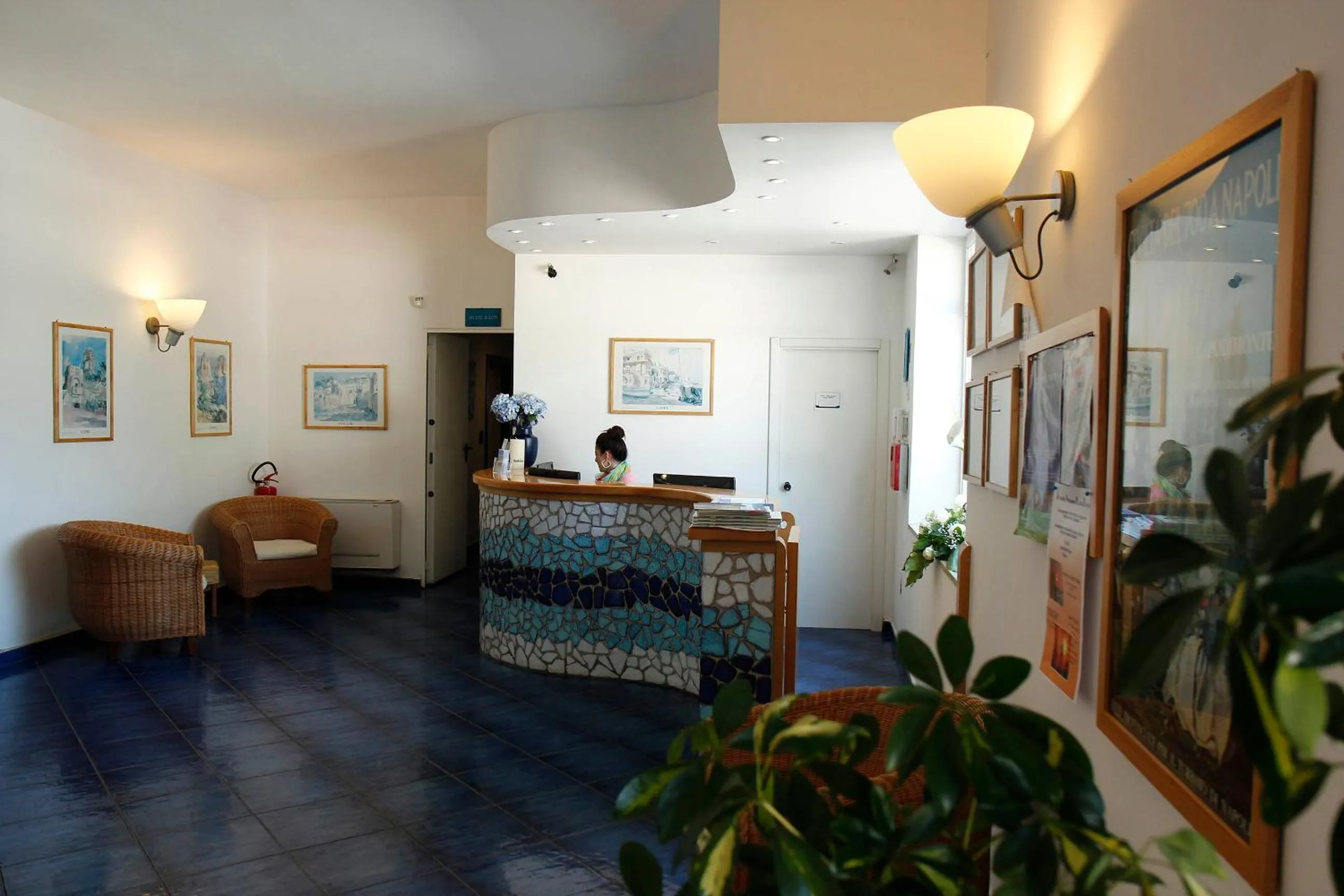 Lobby or reception, Bed in Hotel Residence La Darsena