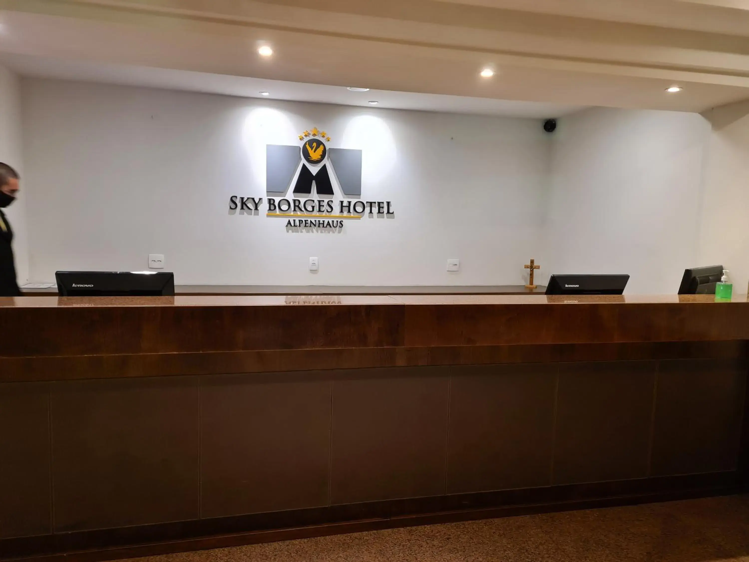 Lobby or reception in Sky Borges Hotel Alpenhaus - Gramado Lobby or reception in Sky Borges Hotel Alpenhaus - Gramado
