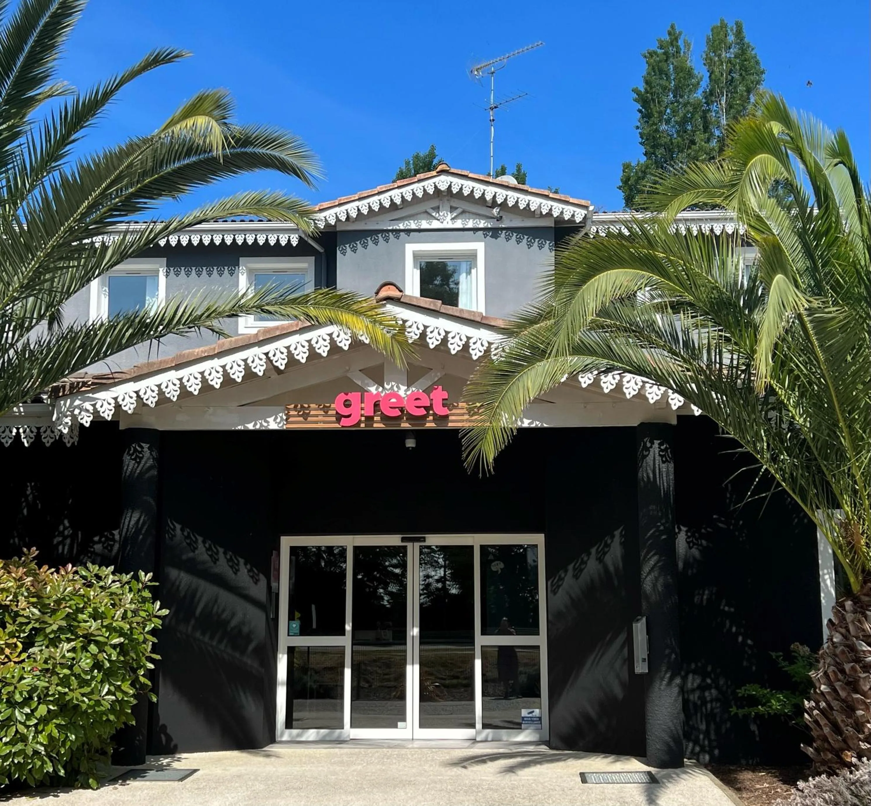 Facade/entrance in greet La Teste Bassin d'Arcachon