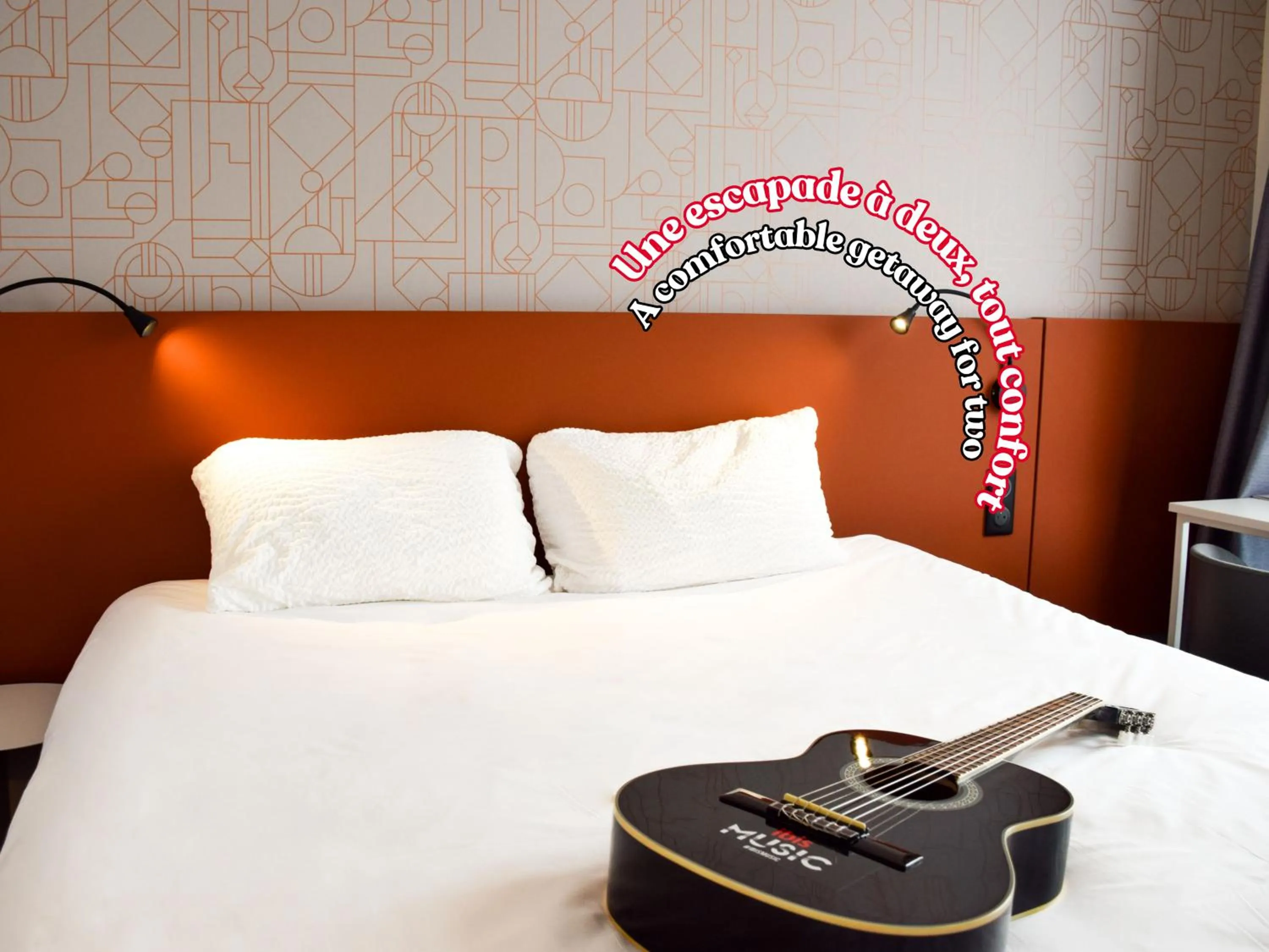 Bedroom, Bed in ibis Rodez Centre