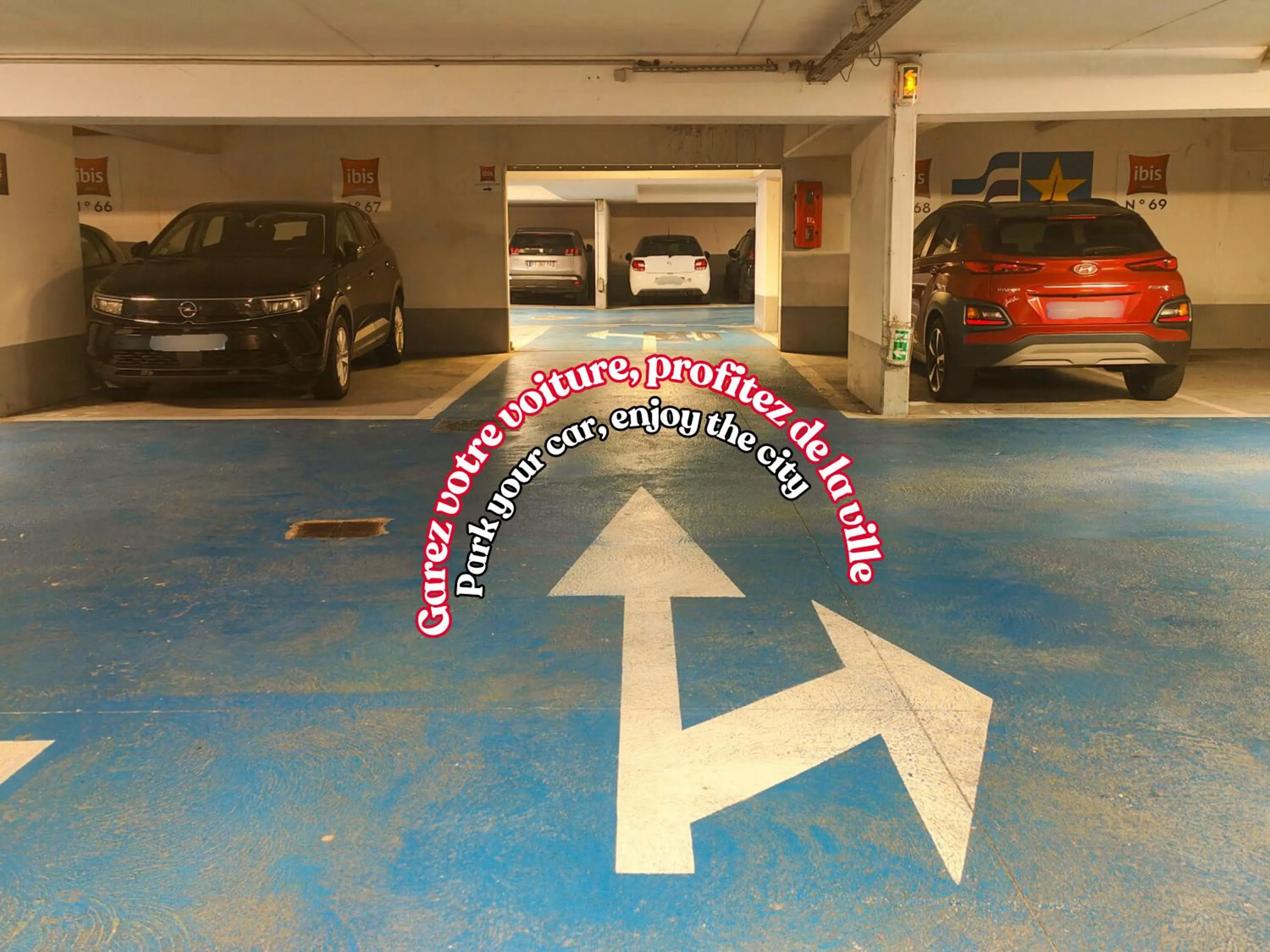 Parking in ibis Rodez Centre