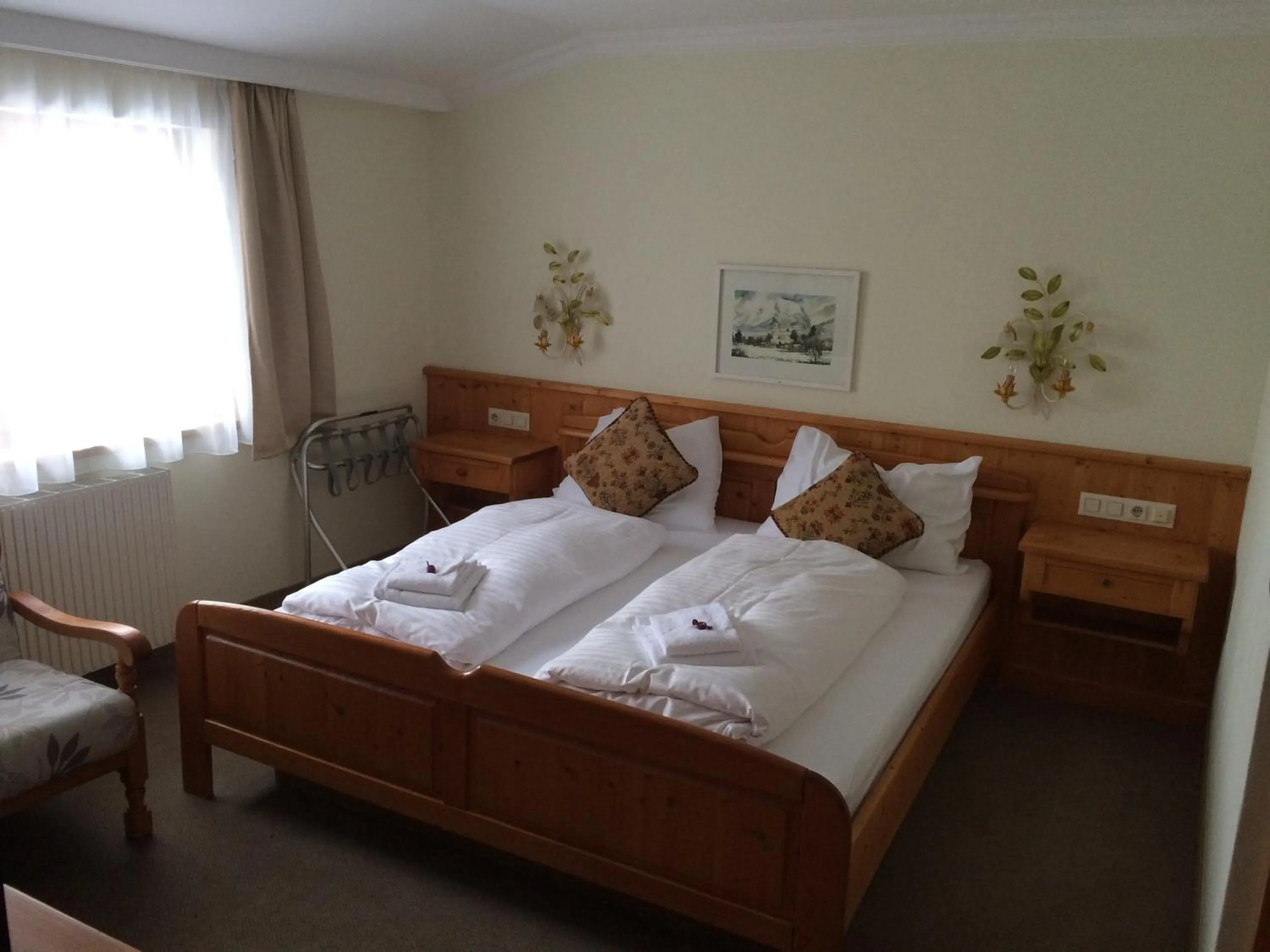 Bed in Hotel Tauplitzerhof