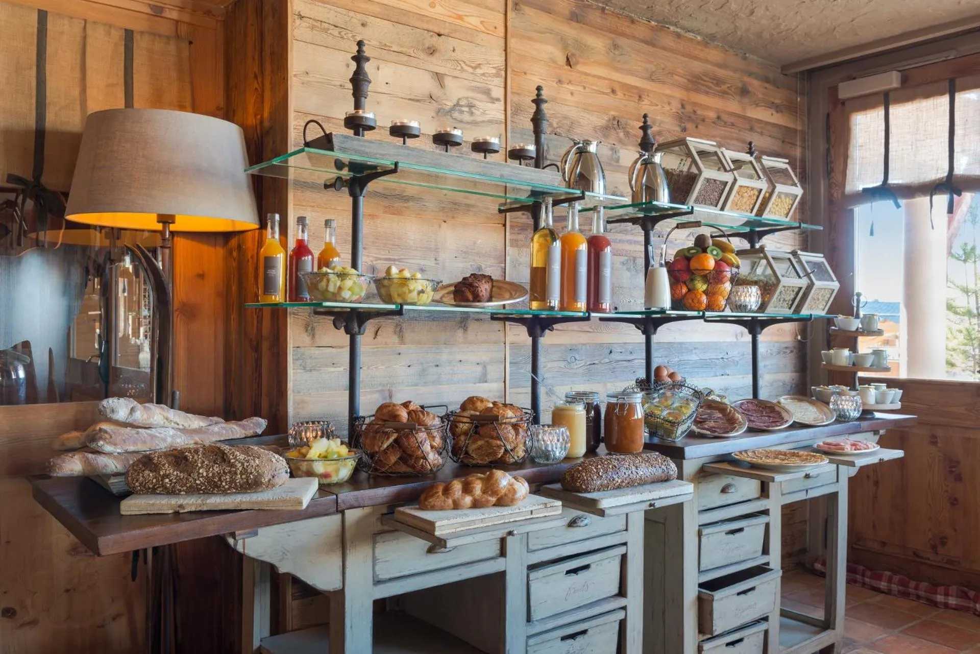 Buffet breakfast in Hôtel Au Chamois d'Or by Les Etincelles