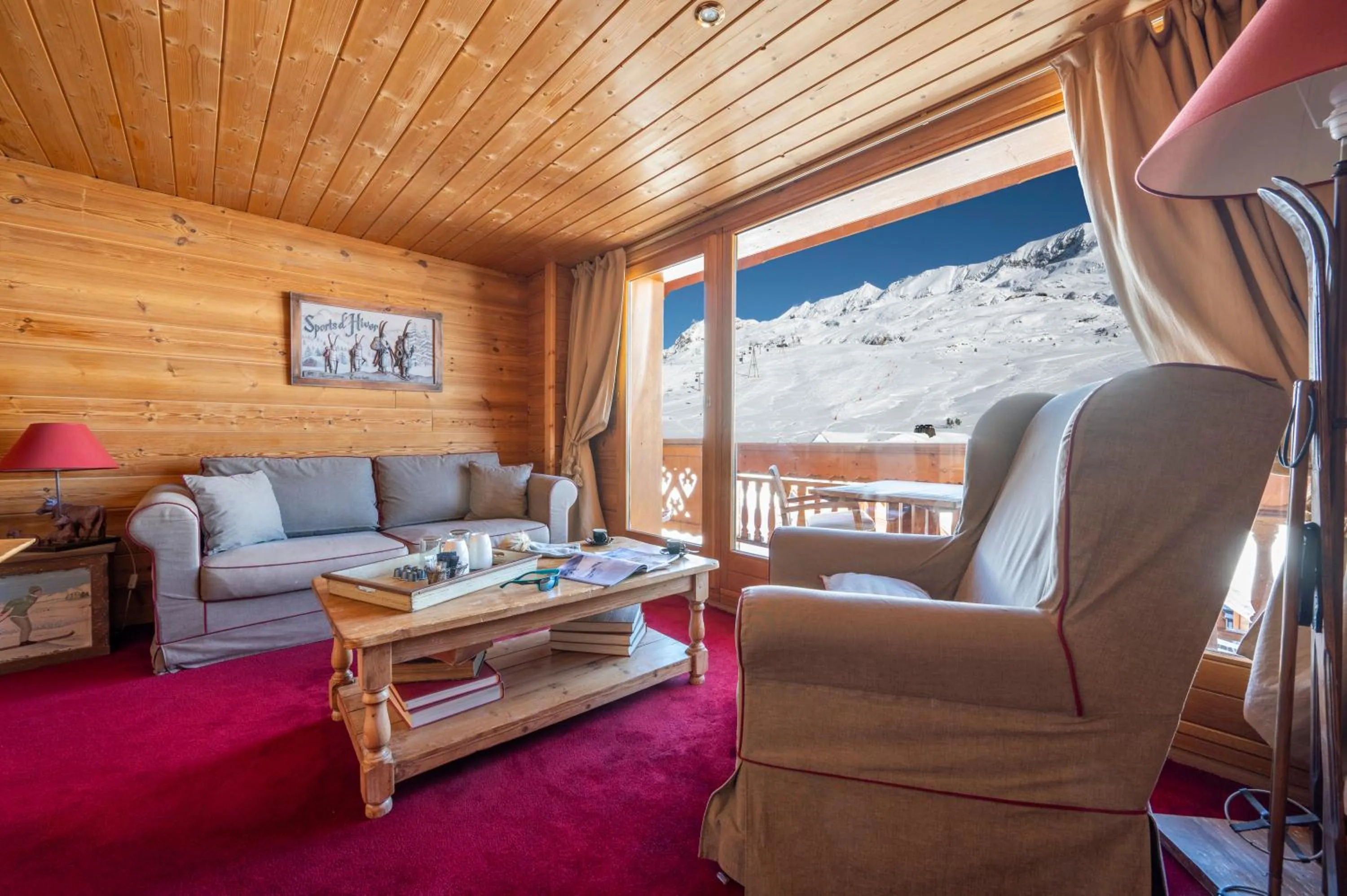 Living room in Hôtel Au Chamois d'Or by Les Etincelles