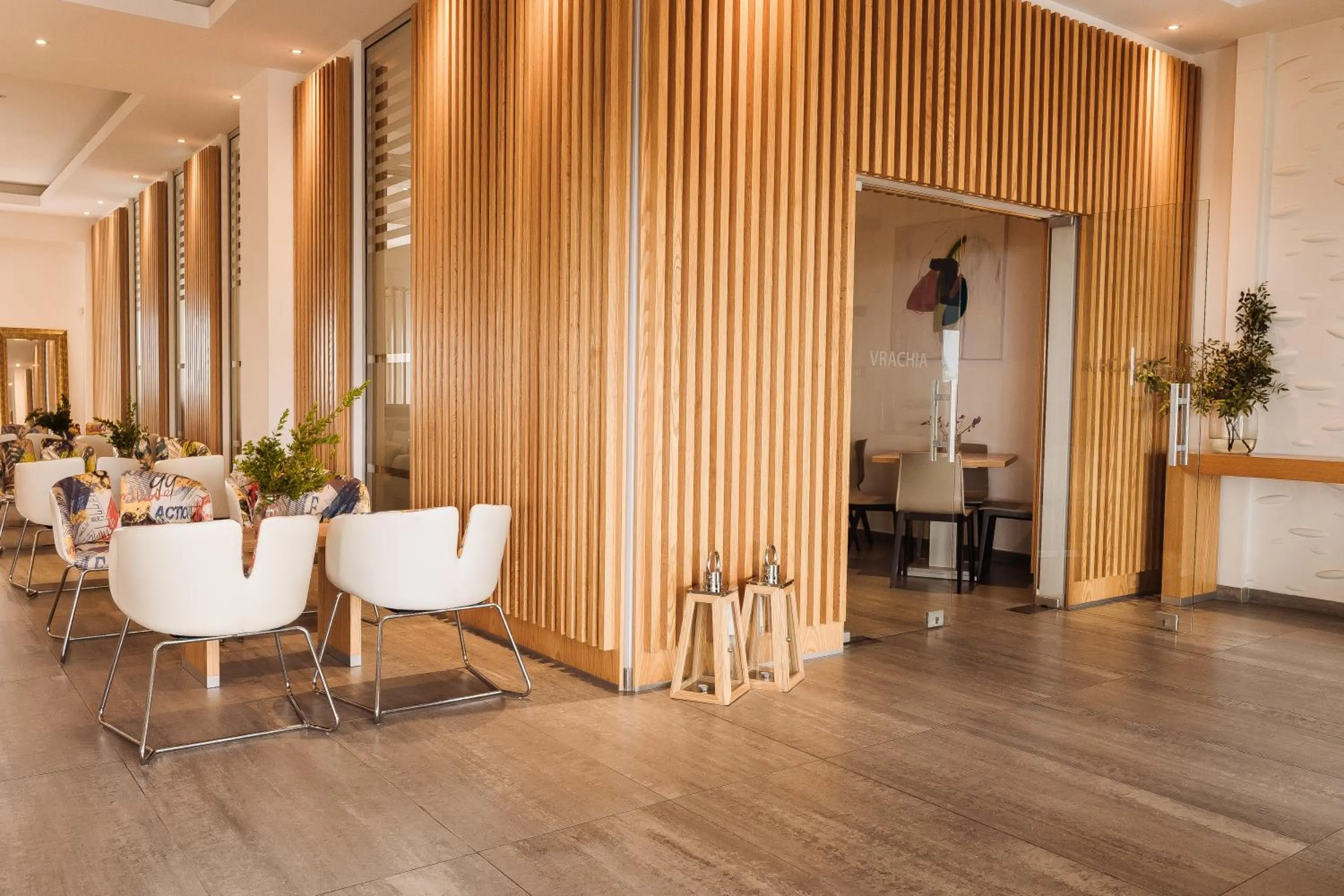 Lobby or reception in Vrachia Beach Hotel & Suites - Adults Only