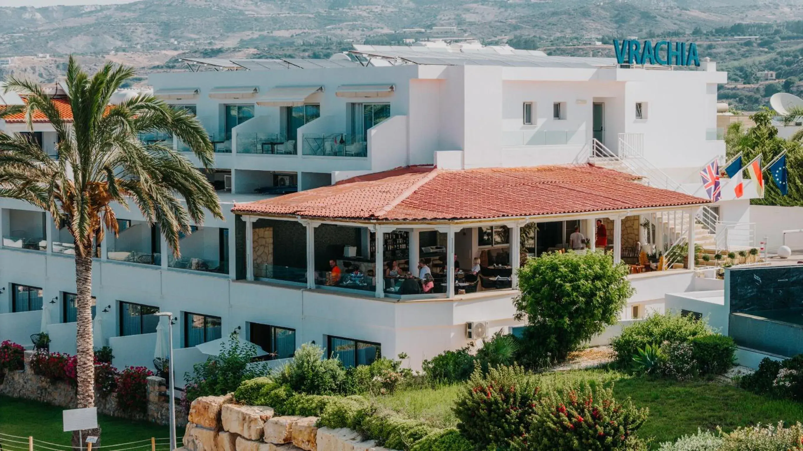 Property building in Vrachia Beach Hotel & Suites - Adults Only Property building in Vrachia Beach Hotel & Suites - Adults Only