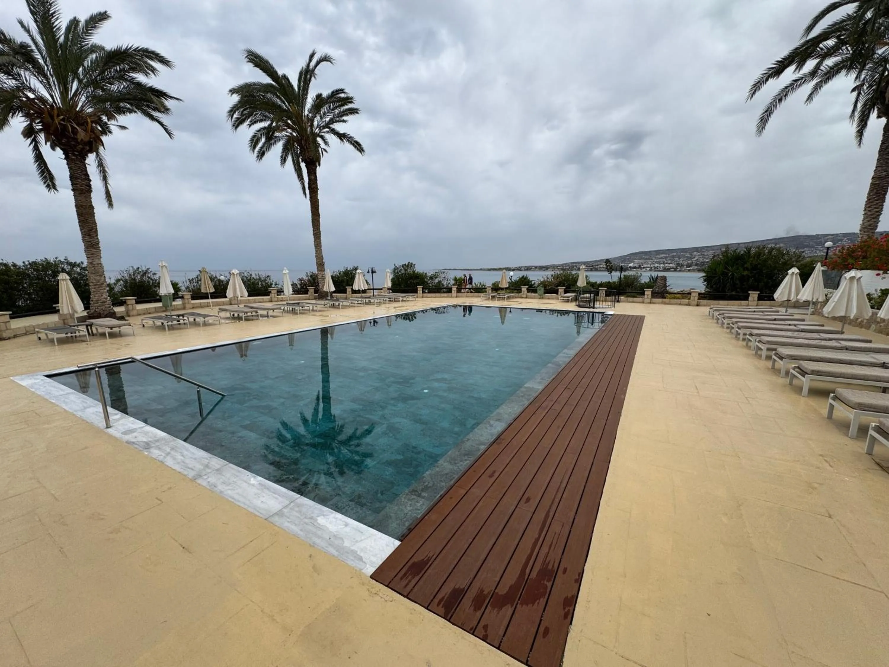 Swimming pool in Vrachia Beach Hotel & Suites - Adults Only