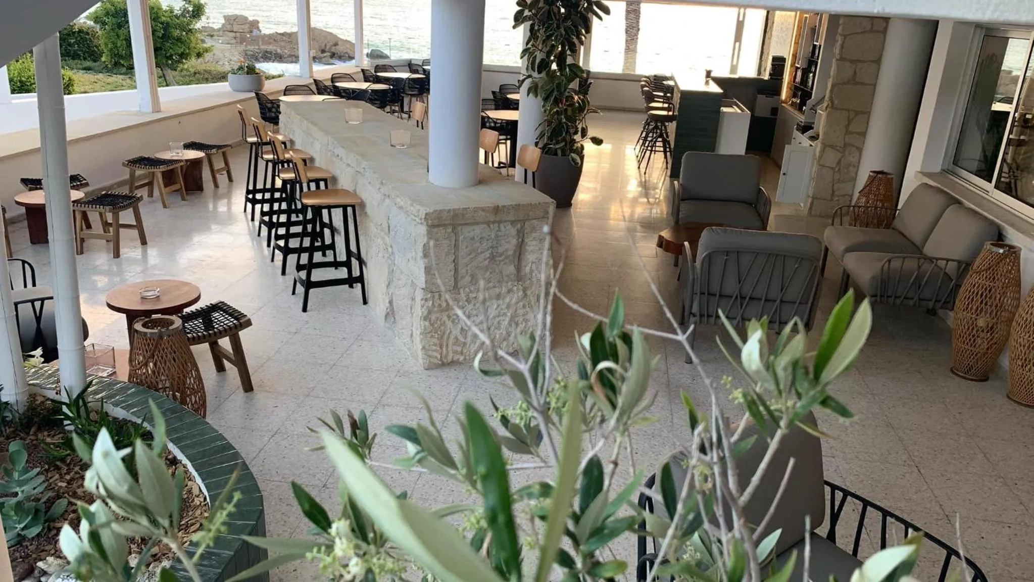 Balcony/Terrace in Vrachia Beach Hotel & Suites - Adults Only