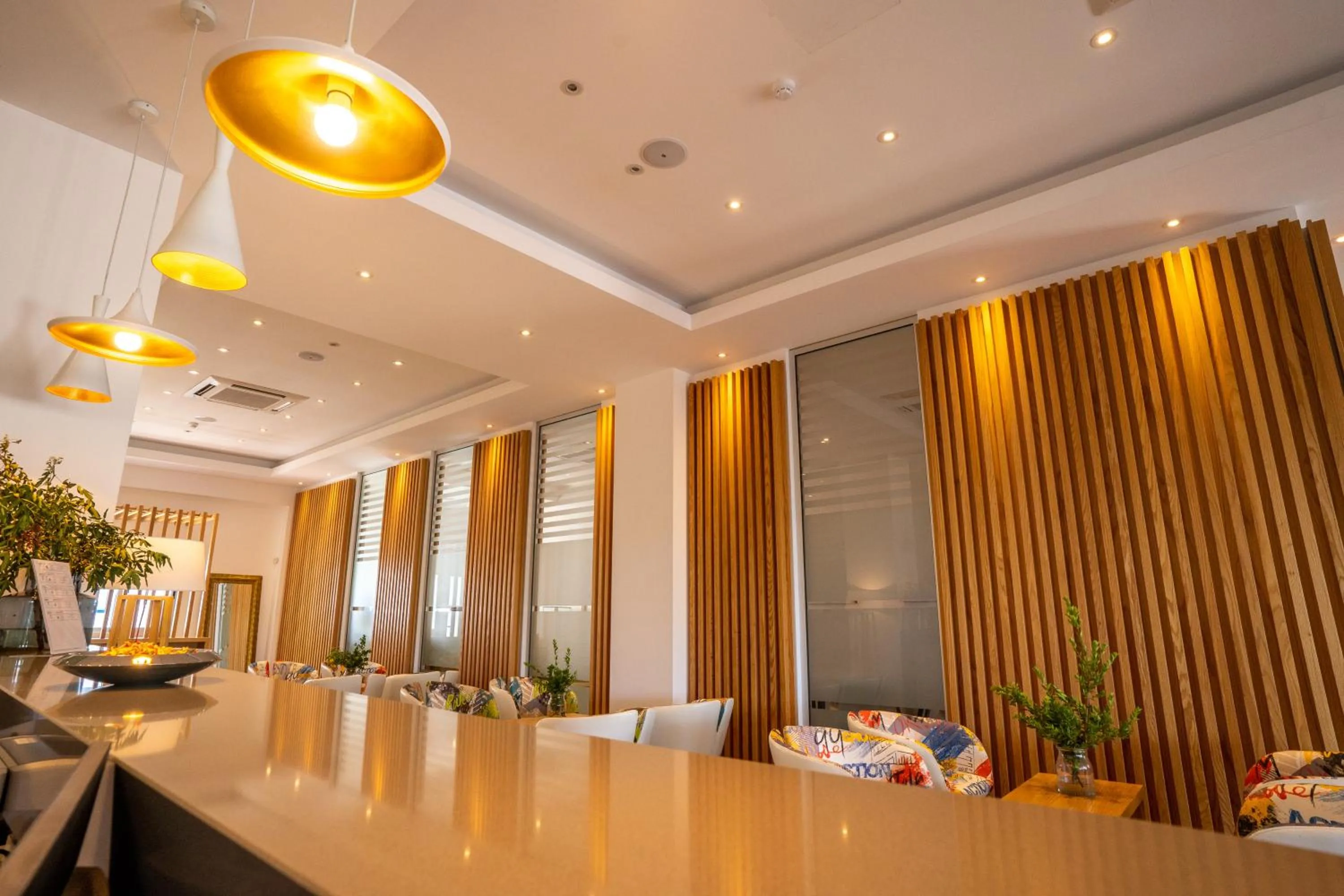 Lobby or reception in Vrachia Beach Hotel & Suites - Adults Only