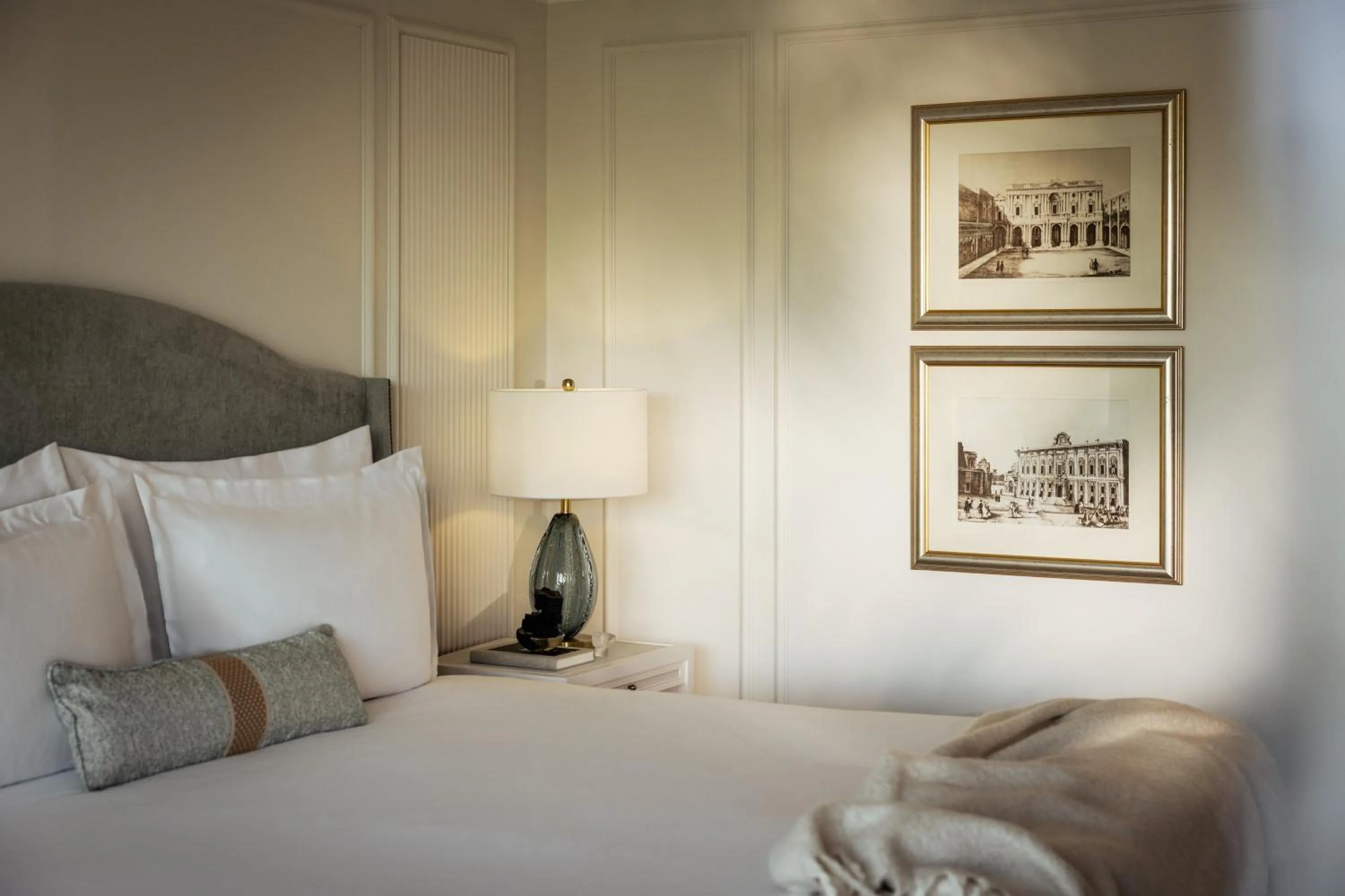 Bed in Corinthia Palace Malta