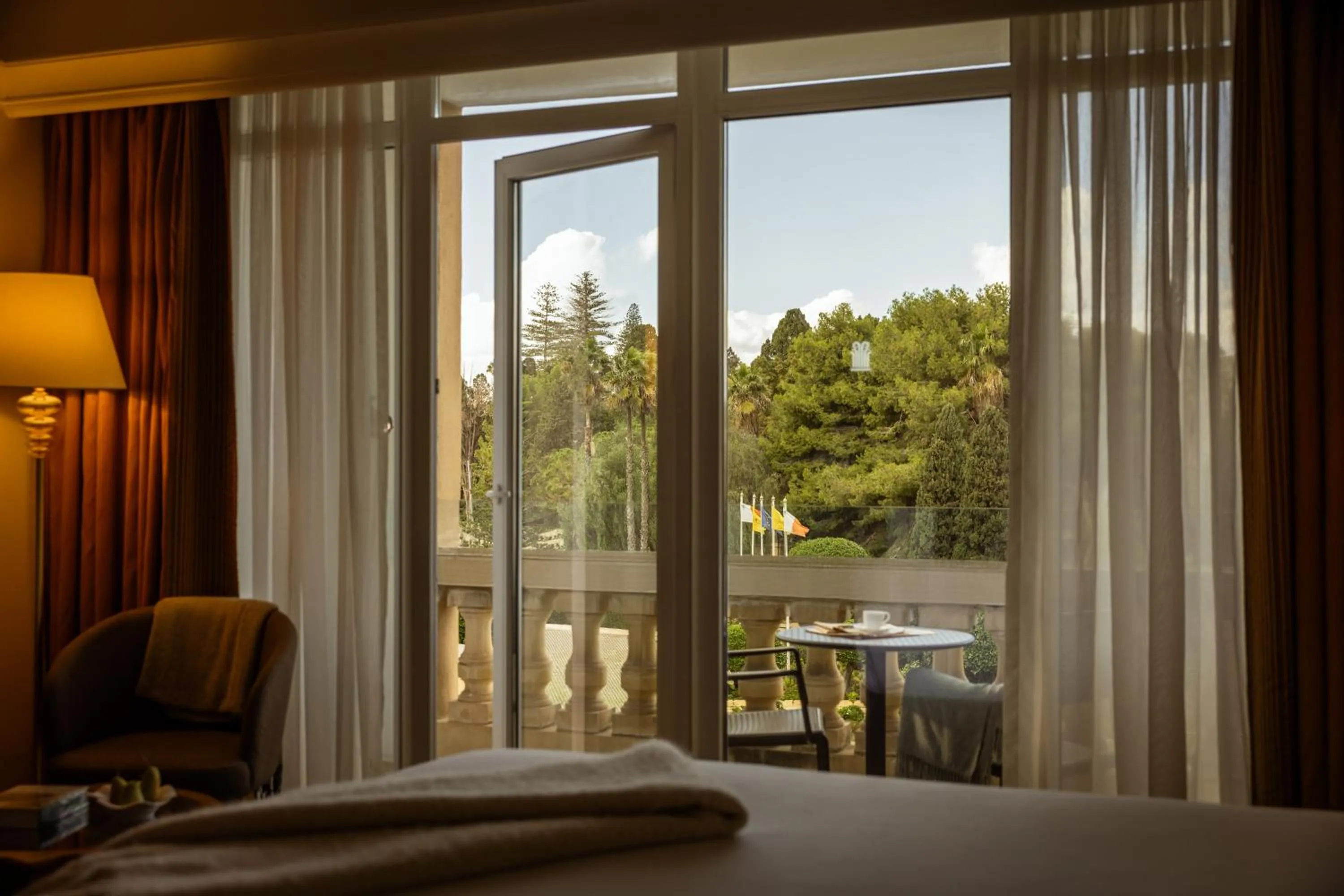 View (from property/room), Bed in Corinthia Palace Malta