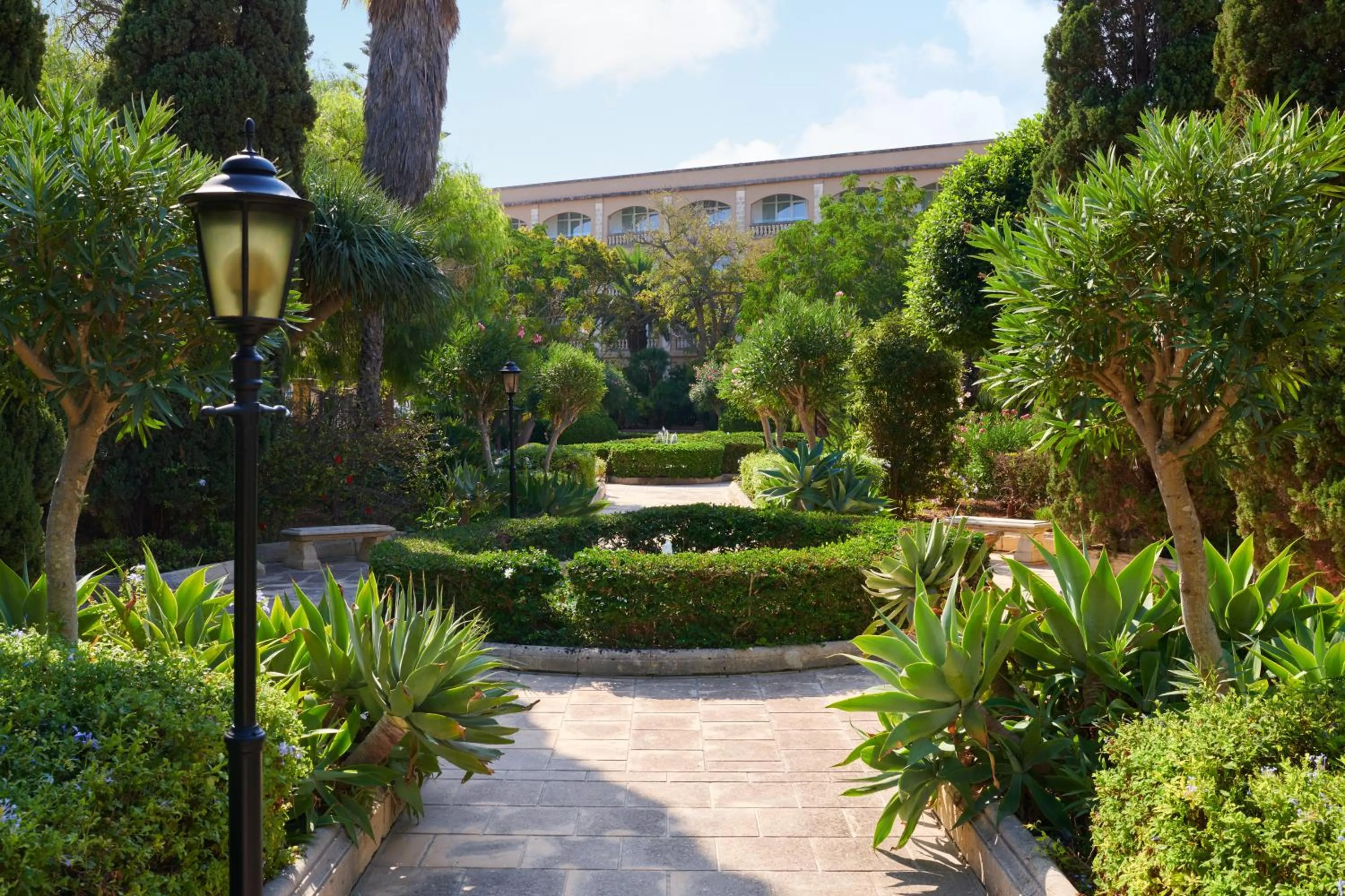 Garden in Corinthia Palace Malta