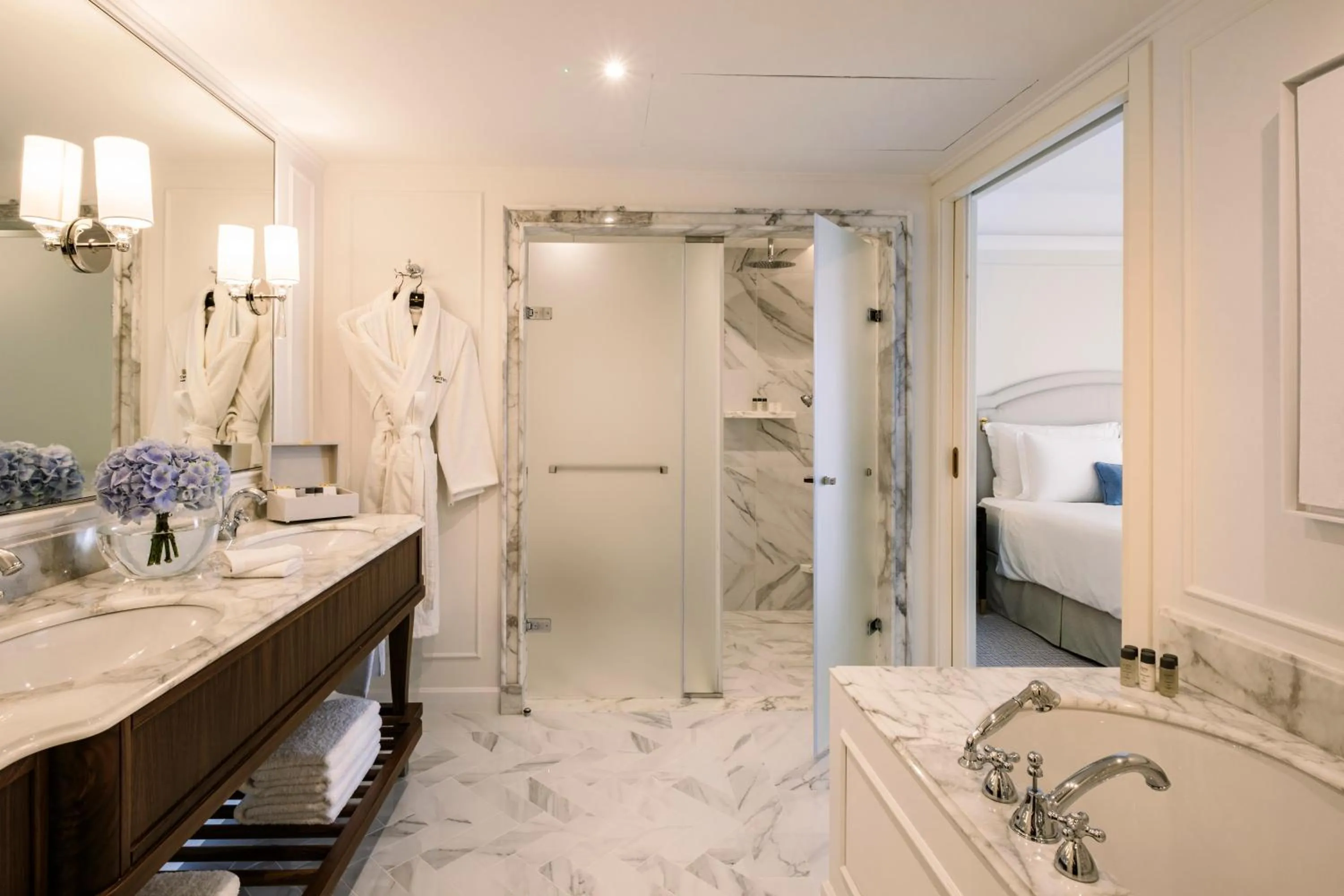 Bathroom in Corinthia Palace Malta