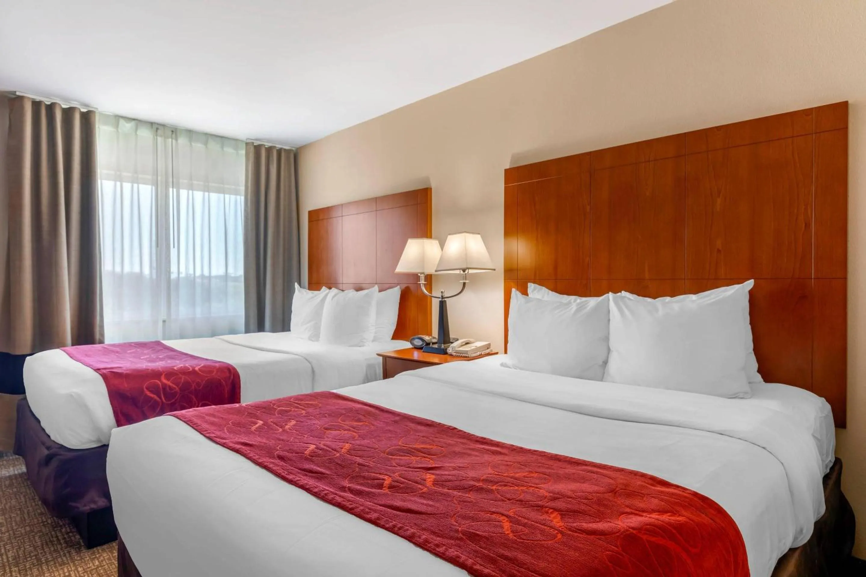 Bedroom, Bed in Comfort Suites North Dallas