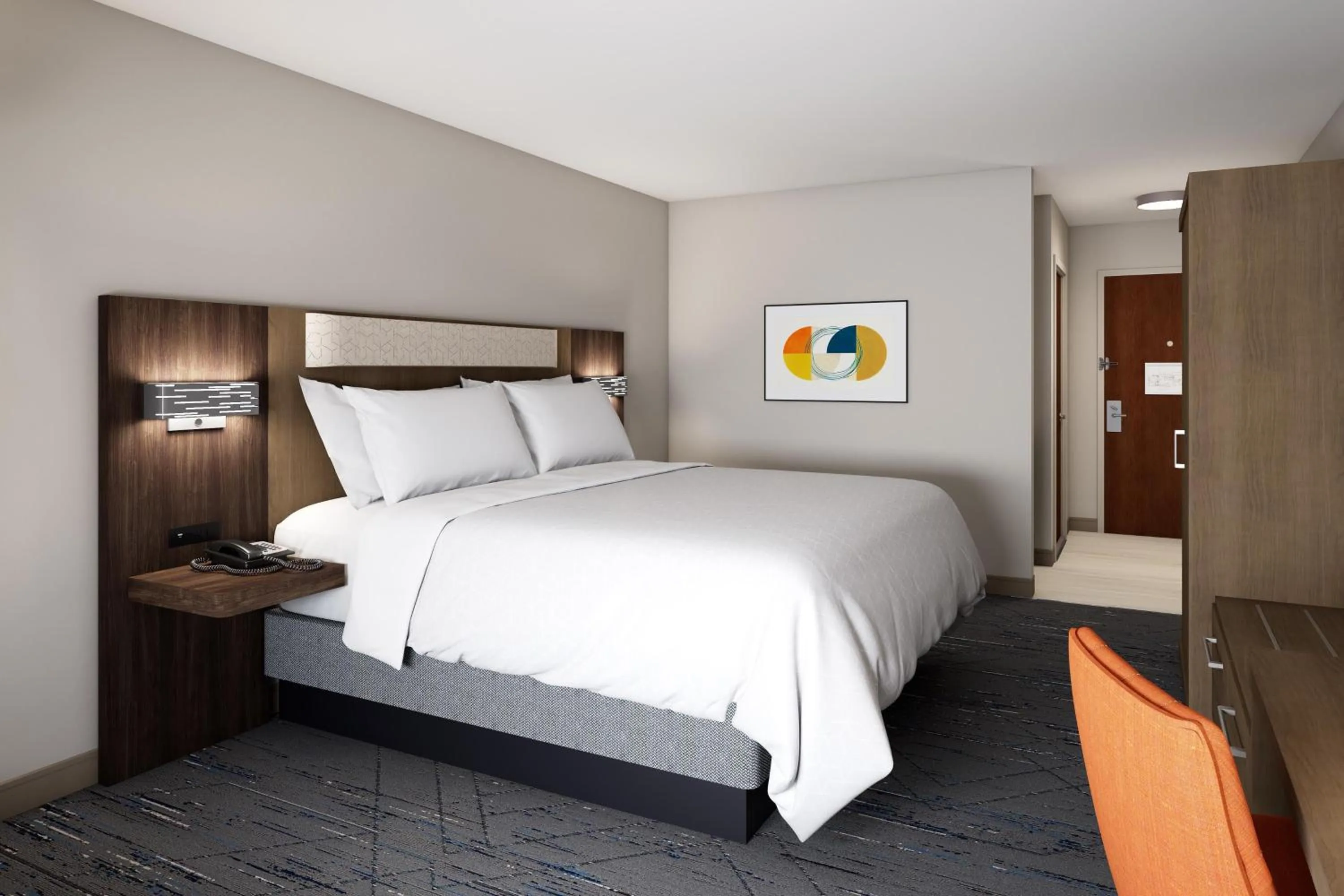 Photo of the whole room, Bed in Holiday Inn Carbondale - Conference Center by IHG