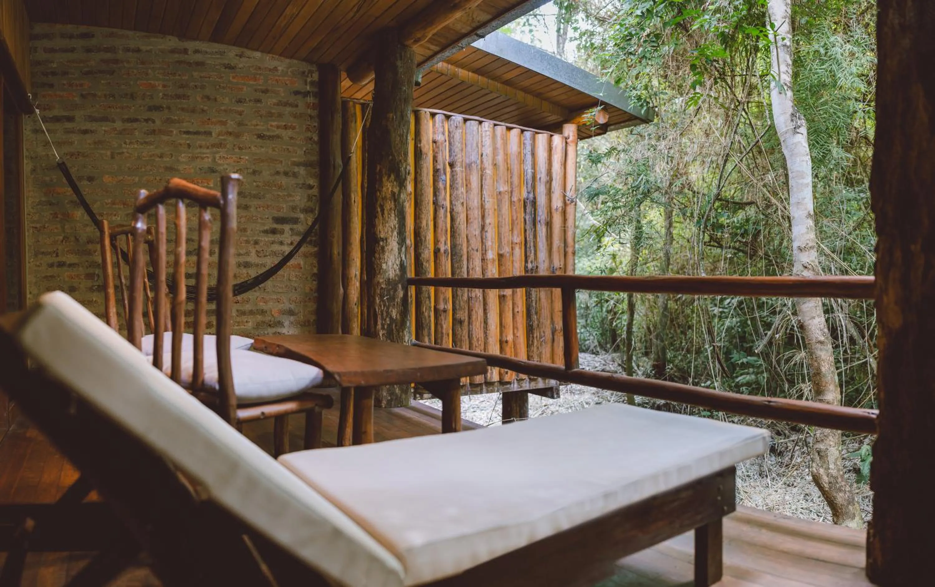 Balcony/Terrace in La Aldea De La Selva Lodge