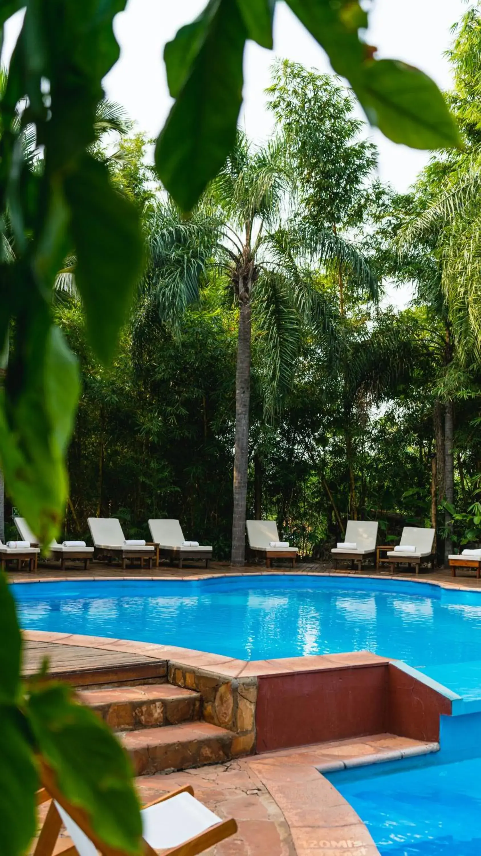 Swimming pool in La Aldea De La Selva Lodge Swimming pool in La Aldea De La Selva Lodge