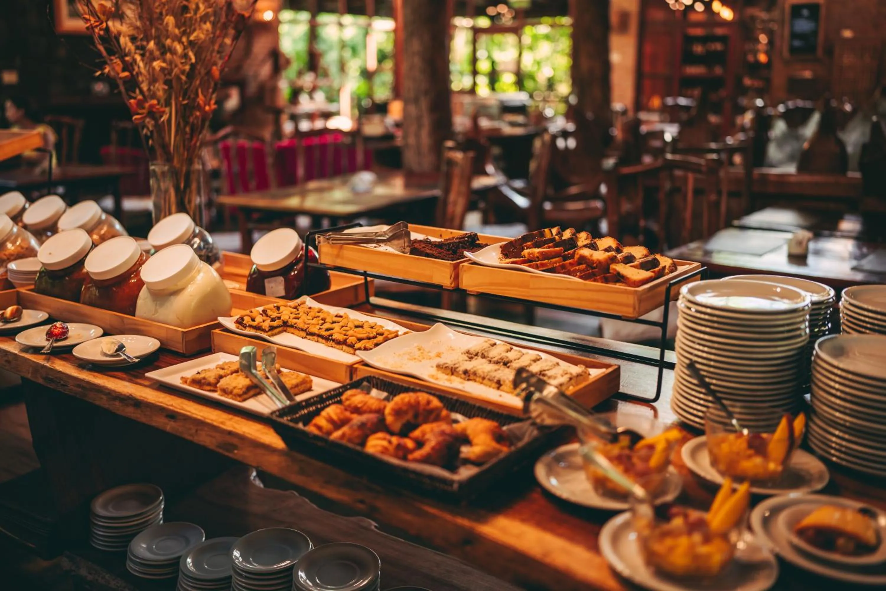 Breakfast in La Aldea De La Selva Lodge