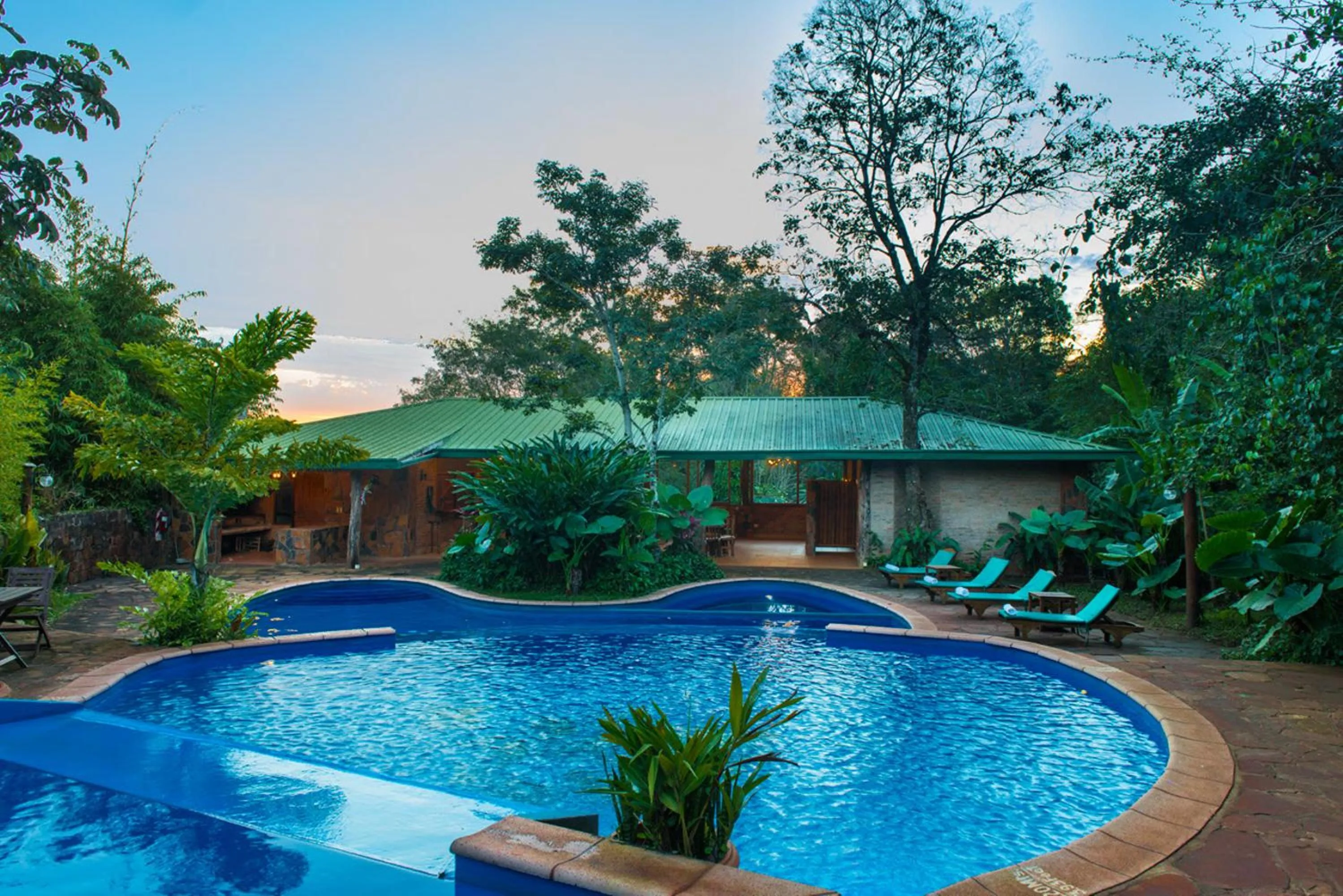 Facade/entrance in La Aldea De La Selva Lodge