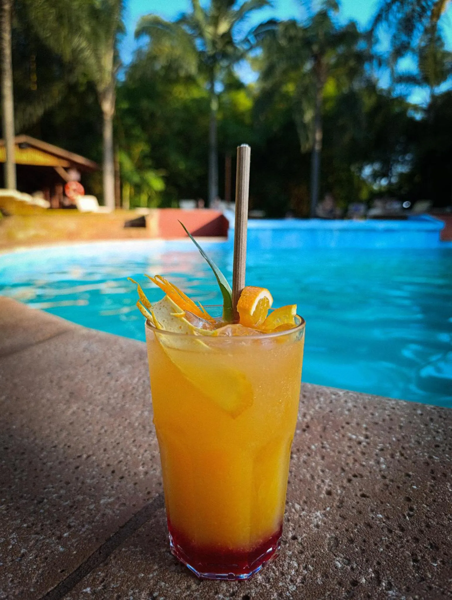 Swimming pool in La Aldea De La Selva Lodge